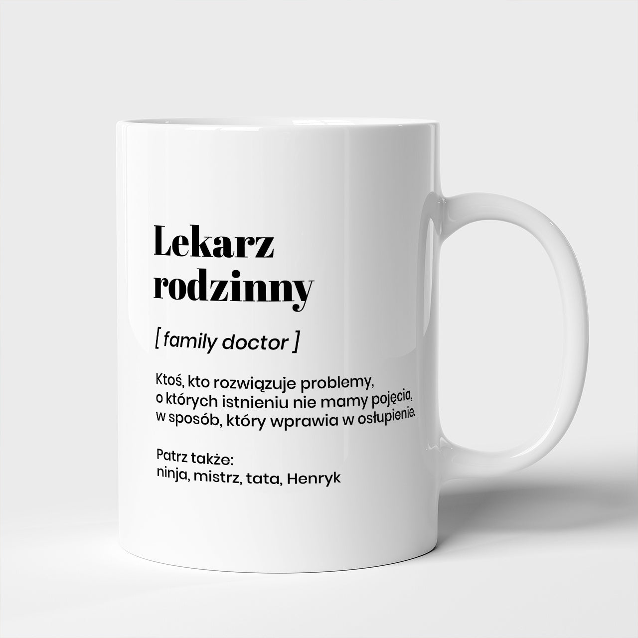 Personalizowany kubek - prezent dla lekarza rodzinnego