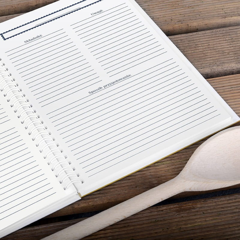 Personalizowany przepiśnik dla serialomaniaka - baking bread zeszyt na przepisy zeszyt do przepisów