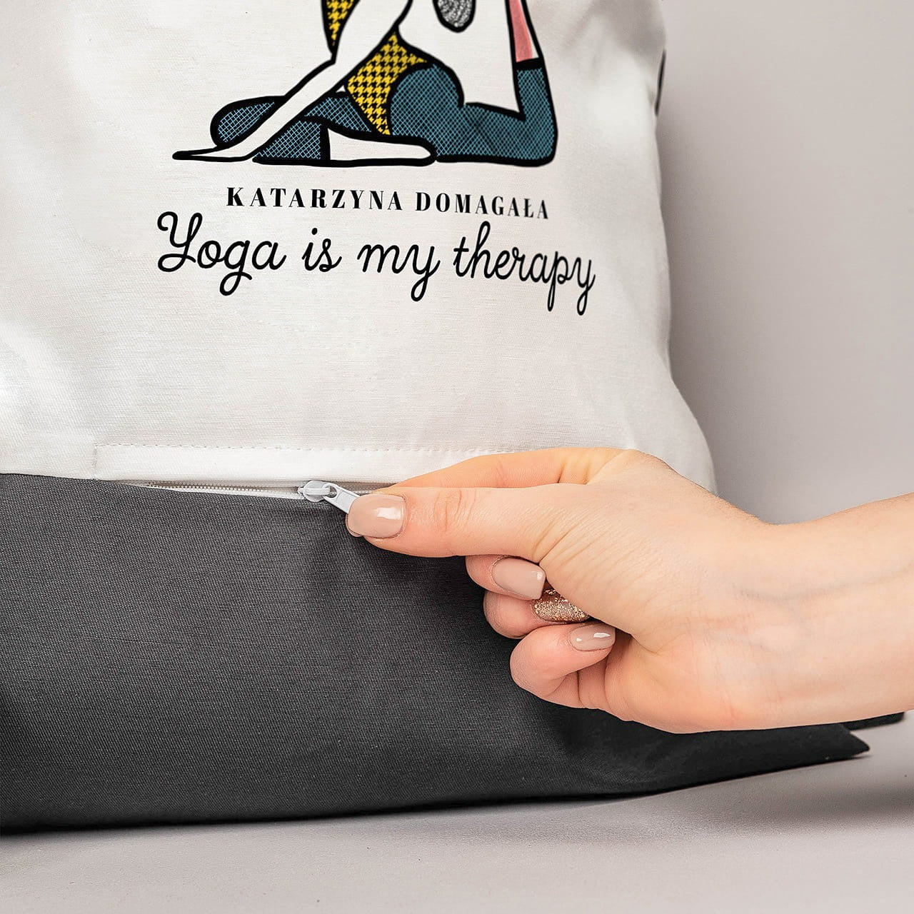 Personalizowany worek - prezent dla joginki prezent dla kobiety worek personalizowany worek z nadrukiem