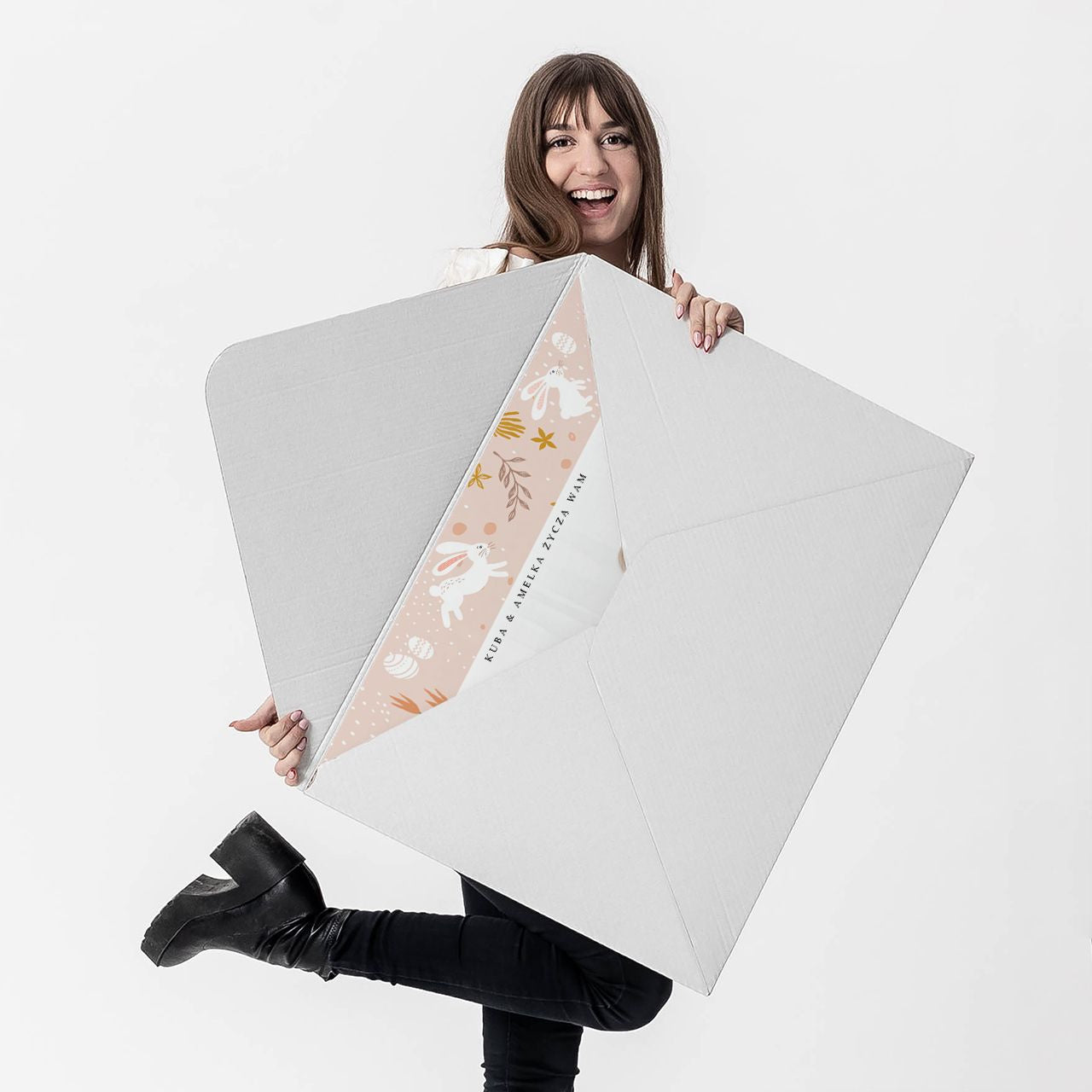 Kartka na Wielkanoc - kartka z życzeniami na Wielkanoc XXL