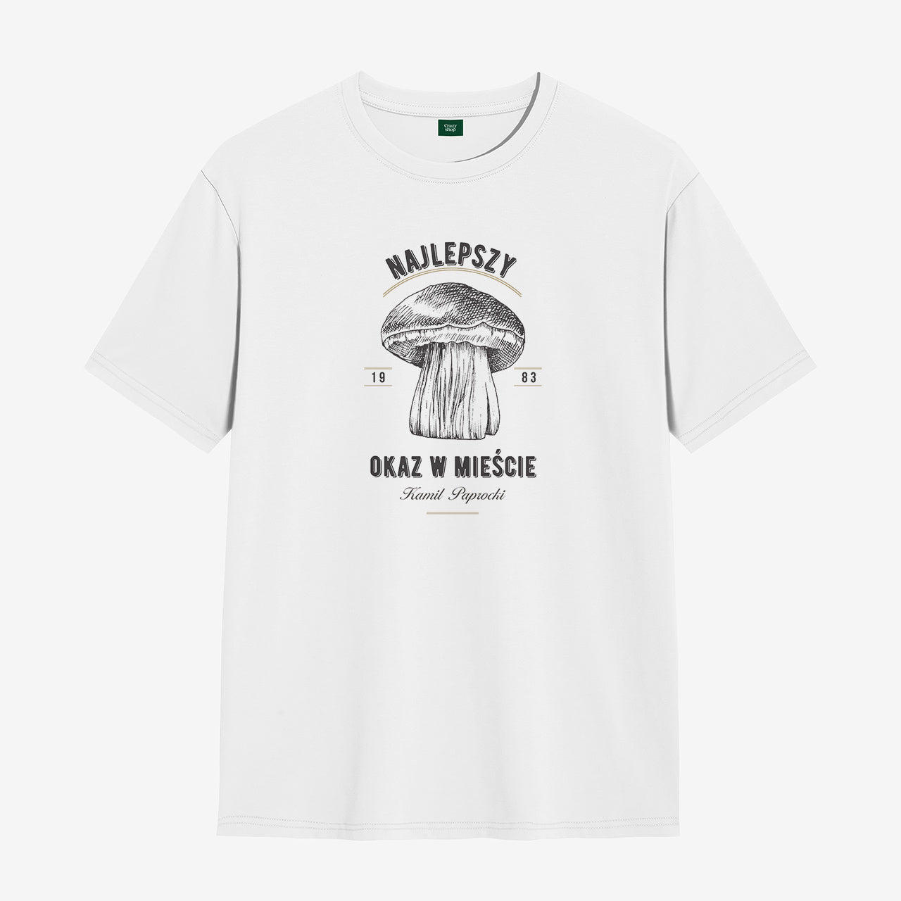 Personalizowana koszulka dla grzybiarza Najlepszy Okaz - XL