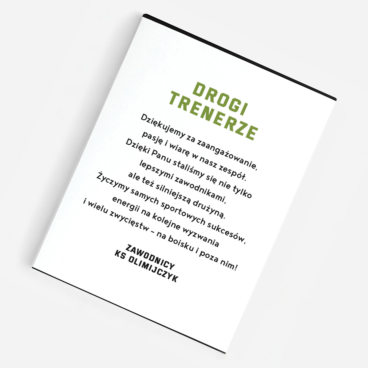 Personalizowane czekoladki - podziękowania dla trenera piłki nożnej czekoladki na prezent czekoladki personalizowane 