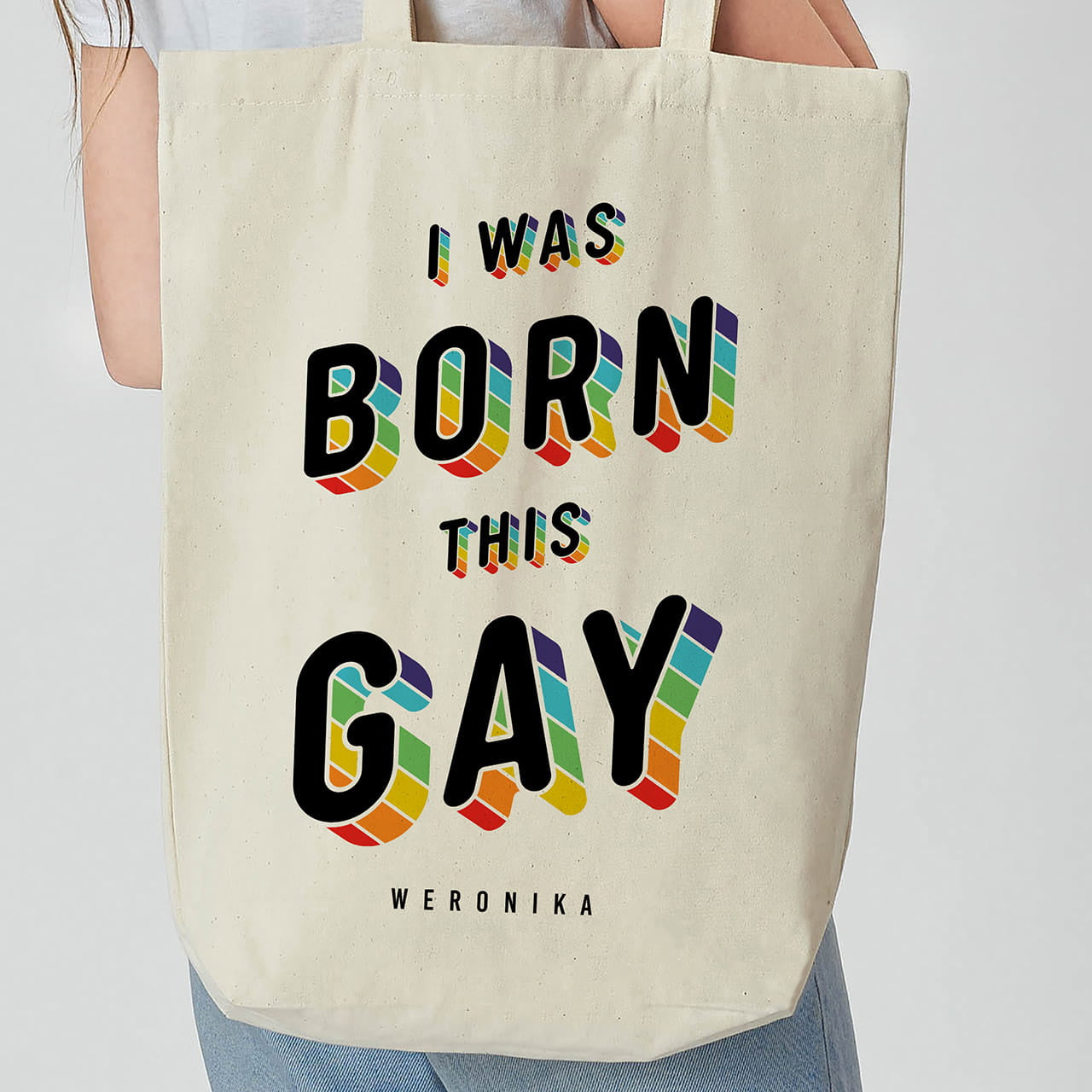 Personalizowana torba lgbt torba lgbt prezent lgbt torba z nadrukiem lgbt