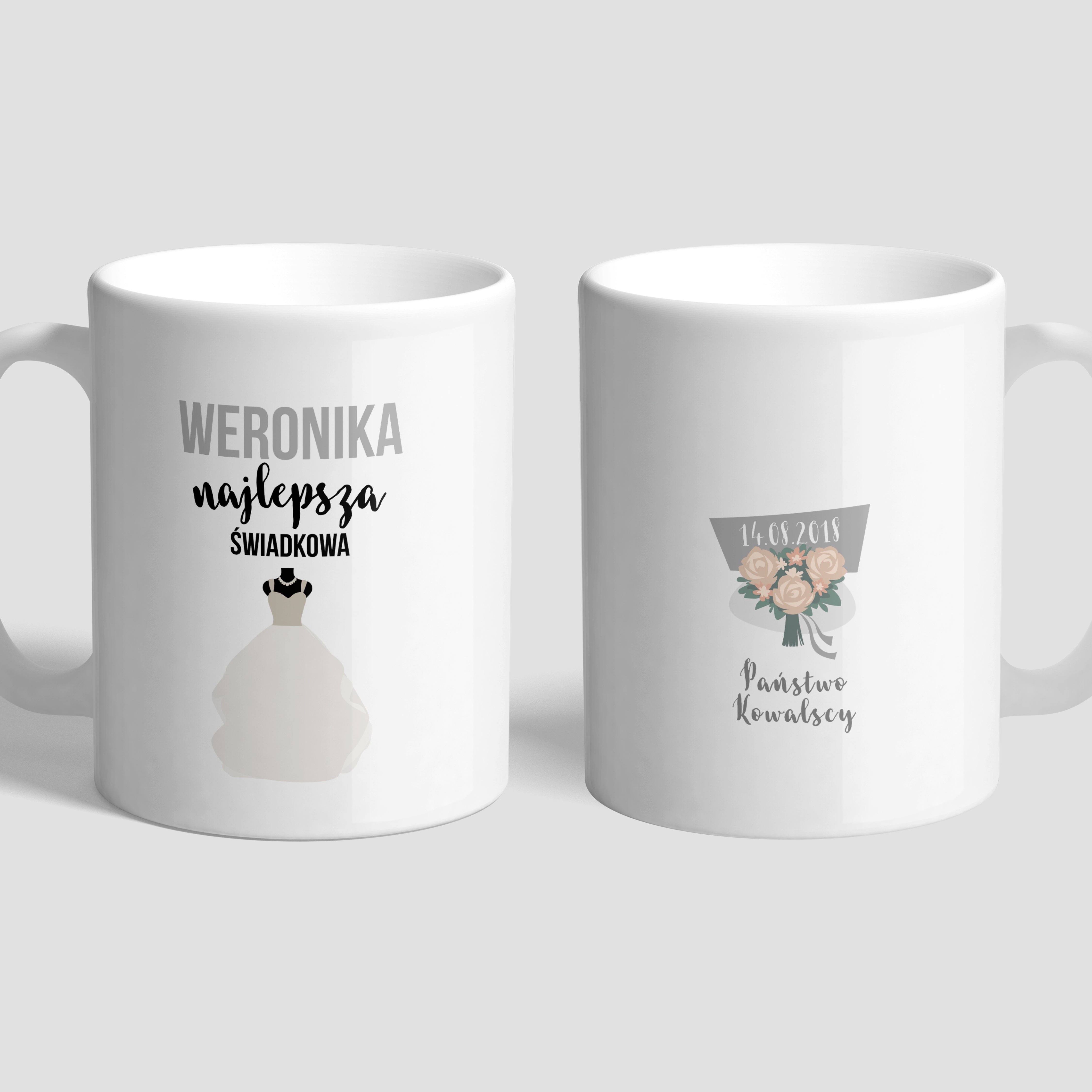 Kubek Najlepsza Świadkowa - upominek dla świadkowej