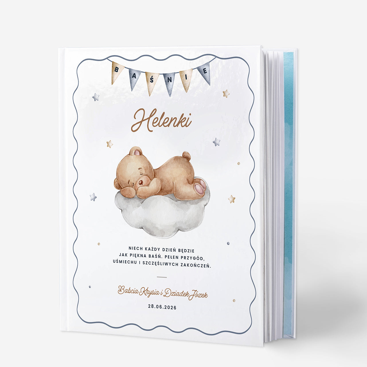 Personalizowane baśnie na urodziny dziecka - miś
