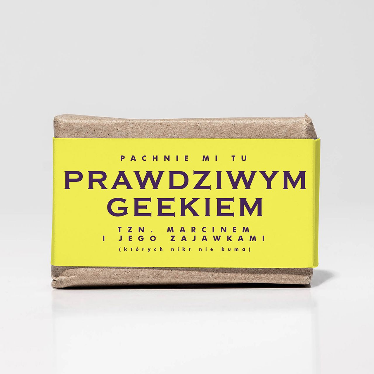 Śmieszne mydełko dla geeka