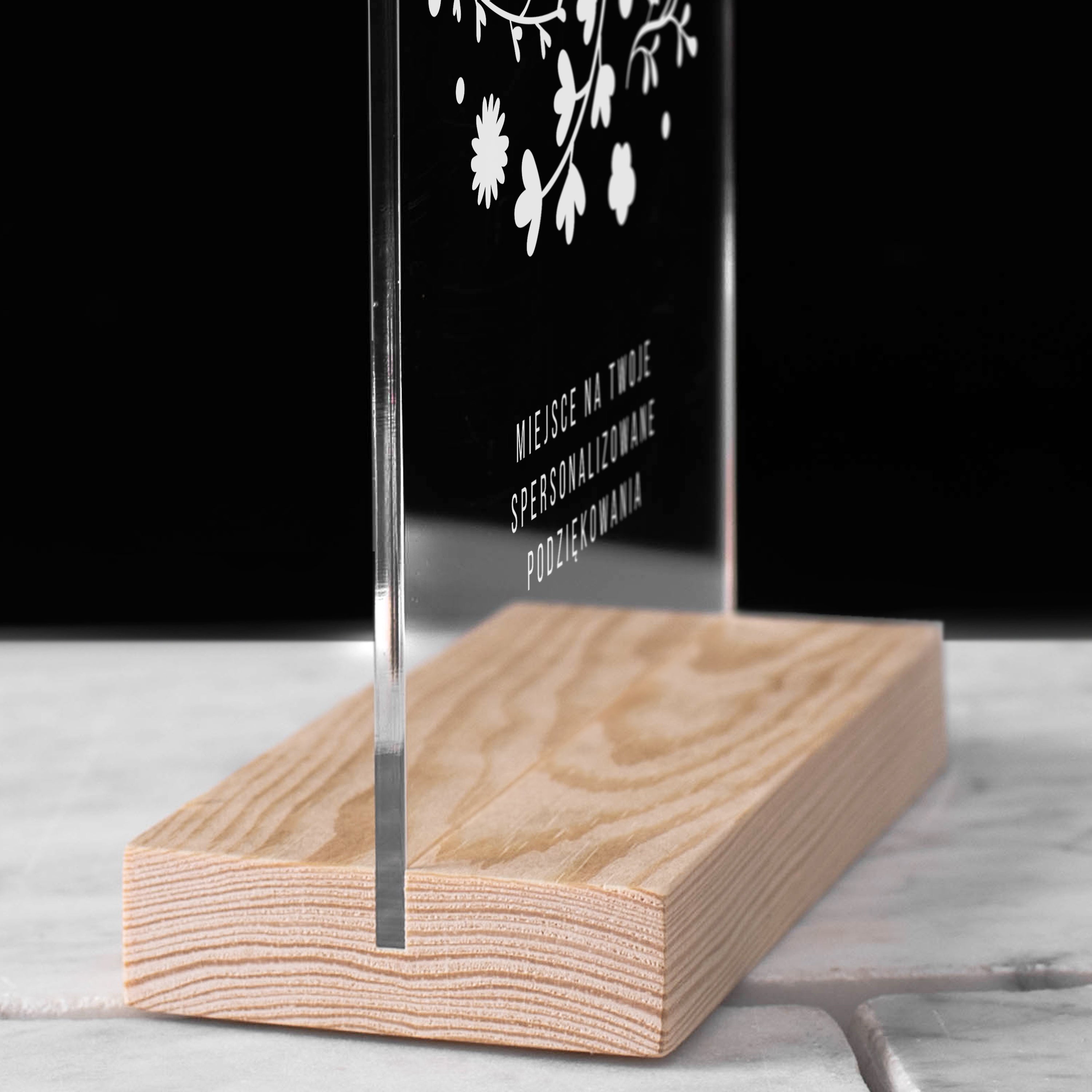 Statuetka z podziękowaniem