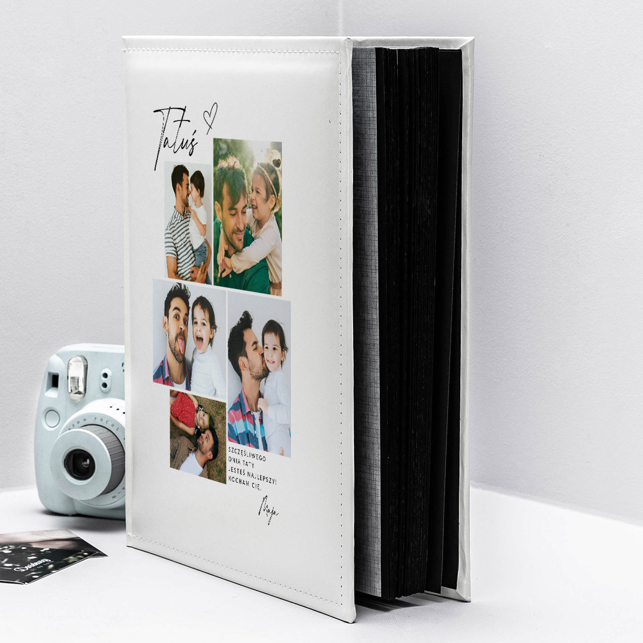 Personalizowany album na Dzień Taty - kolaż zdjęć