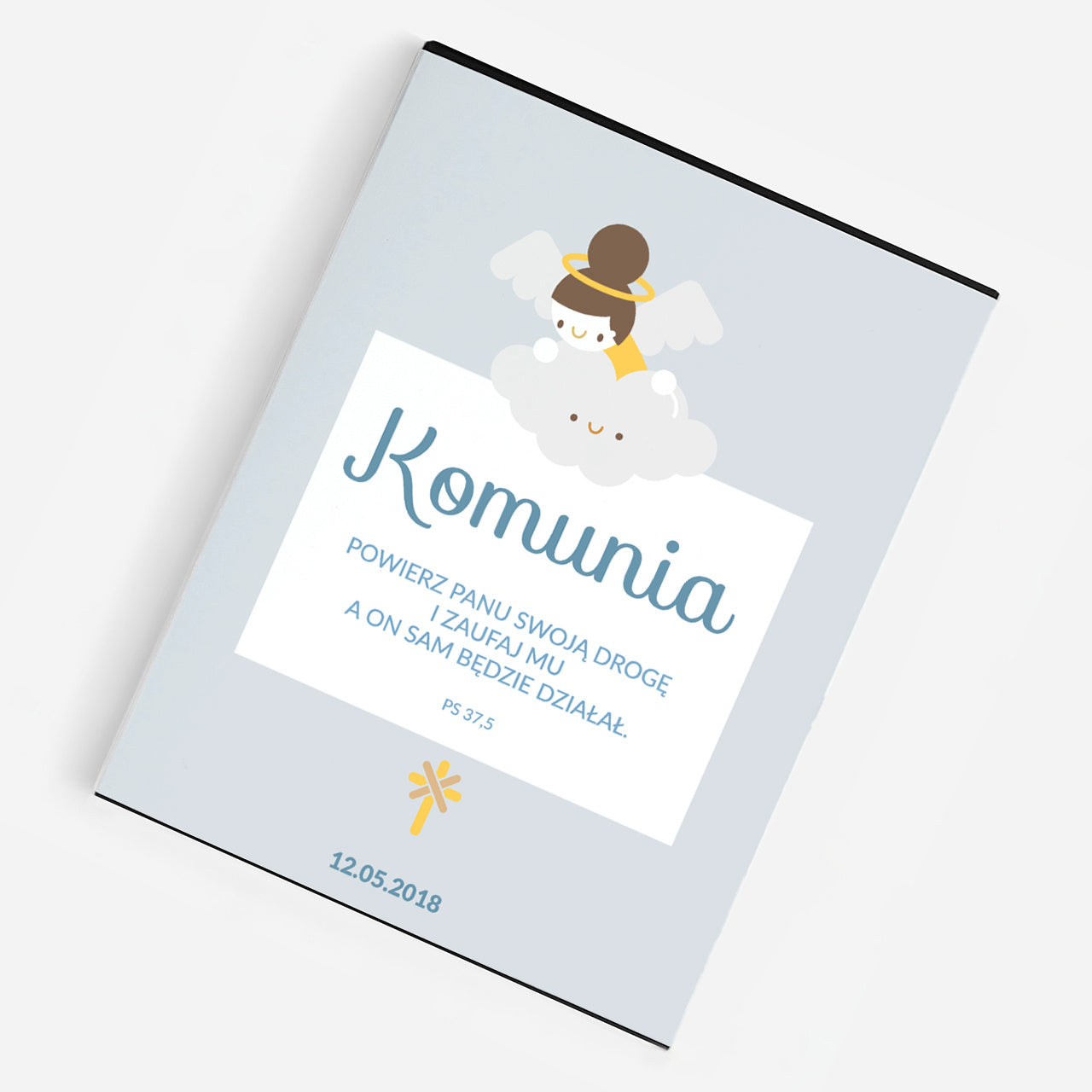 Czekoladki na komunię - prezent na komunię chłopca czekoladki personalizowane upominek dla chłopca czekoladki na prezent