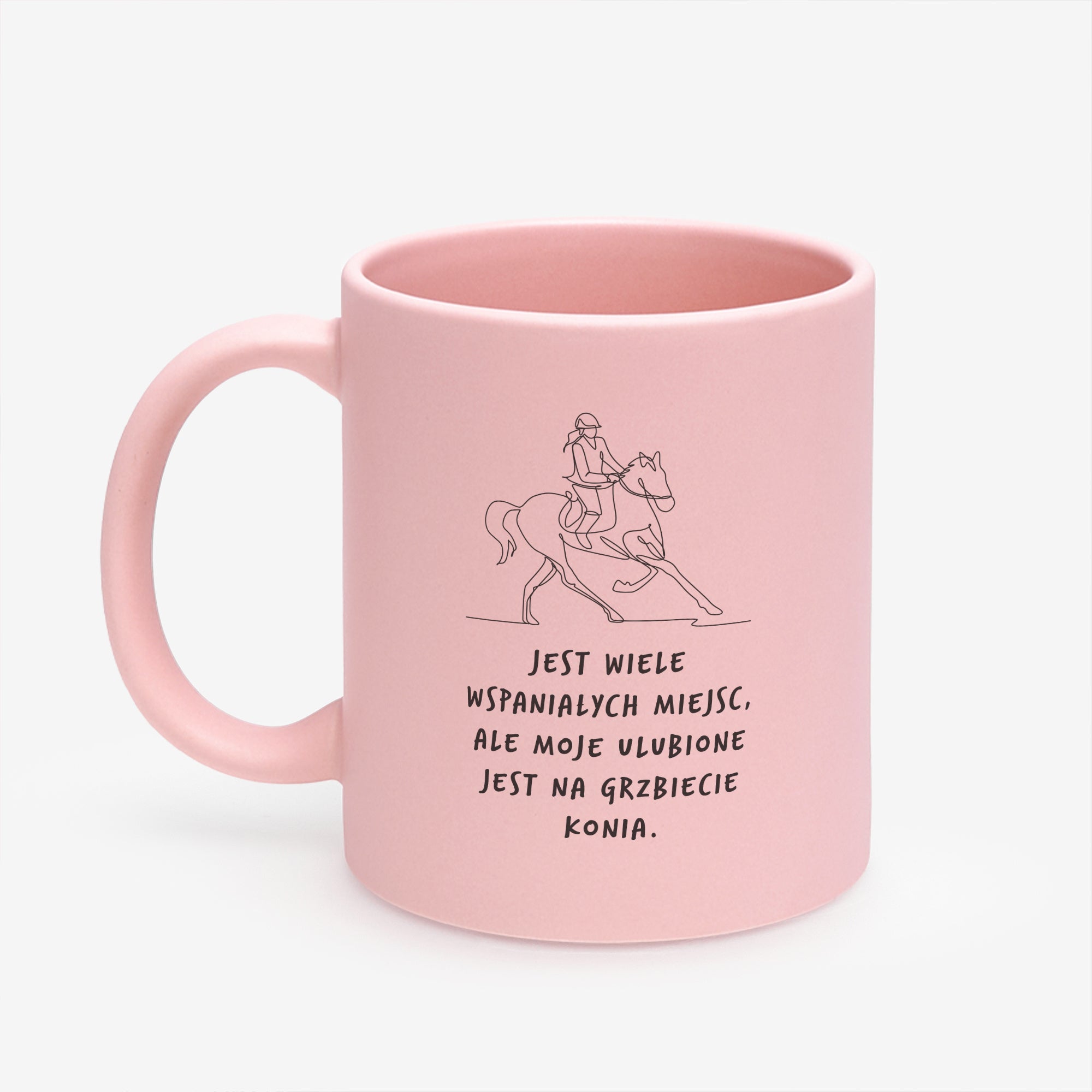 Kubek z koniem dla amazonki kubek dla koniary kubek personalizowany z koniem prezent dla miłośniczki koni