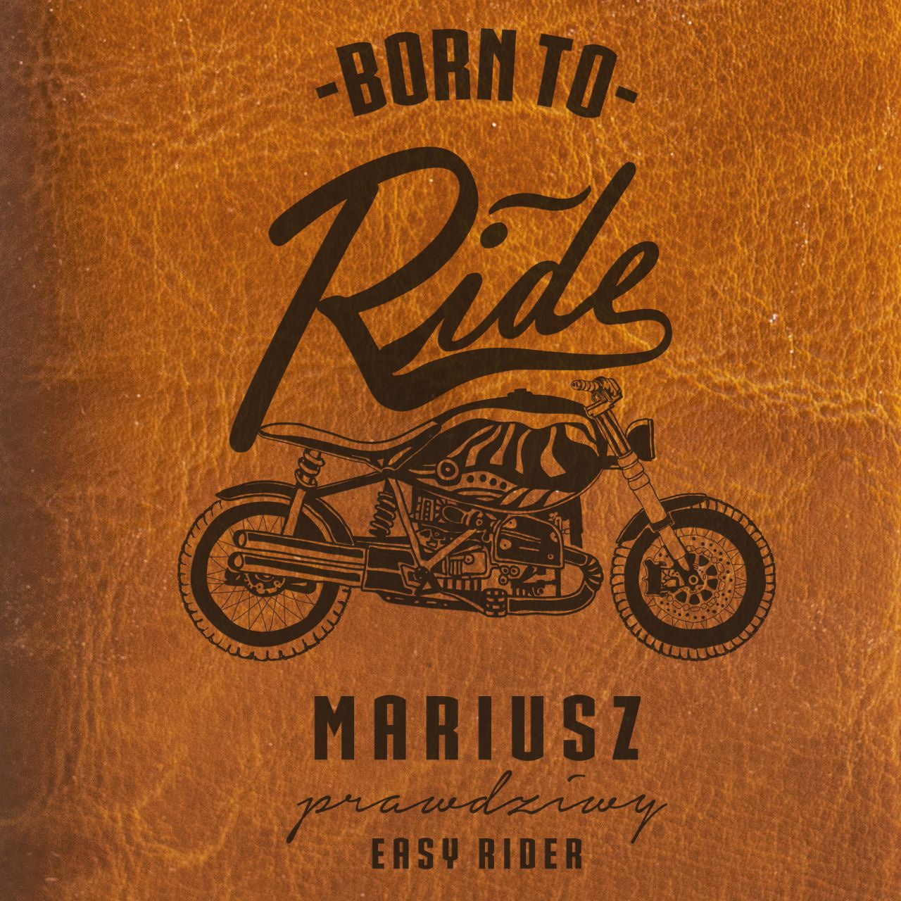 Portfel dla motocyklisty - Born To Ride prezent dla motocyklisty prezent dla fana motocykli