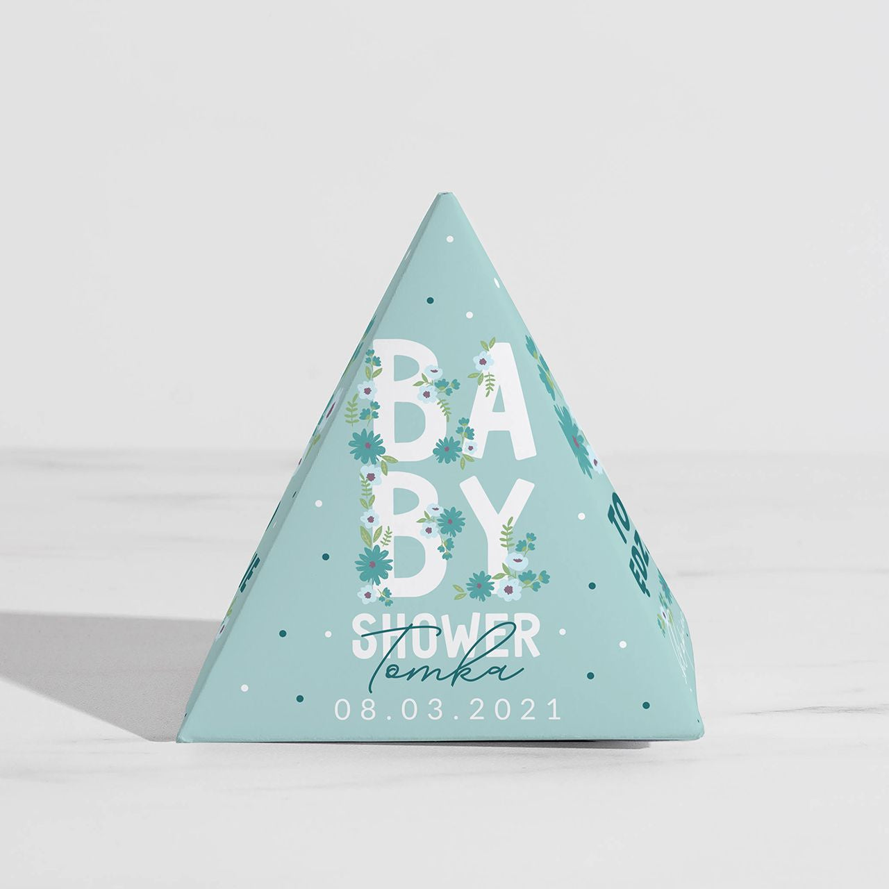 Personalizowana kula kąpielowa - upominek dla gości na baby shower