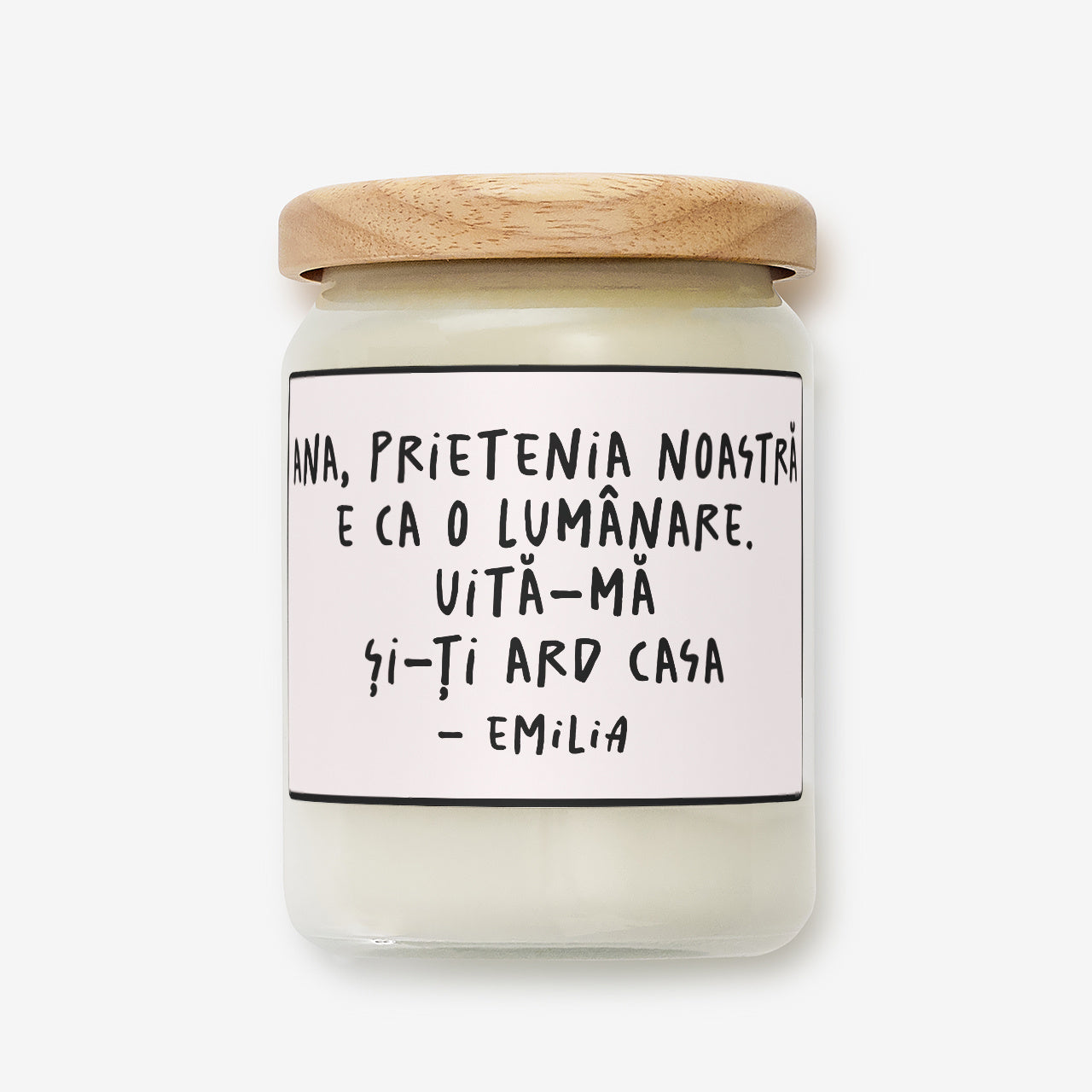 Personalizowana świeca dla przyjaciółki - śmieszny prezent dla przyjaciółki prezent dla przyjaciółki