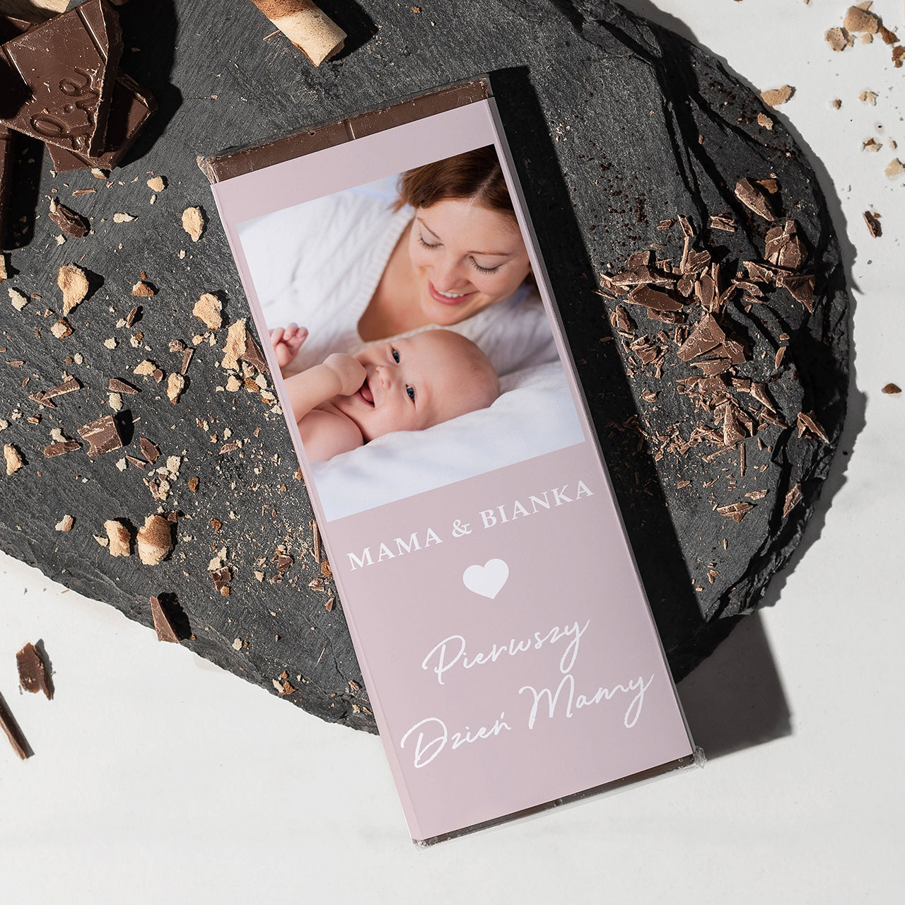 Personalizowana czekolada na Pierwszy Dzień Mamy