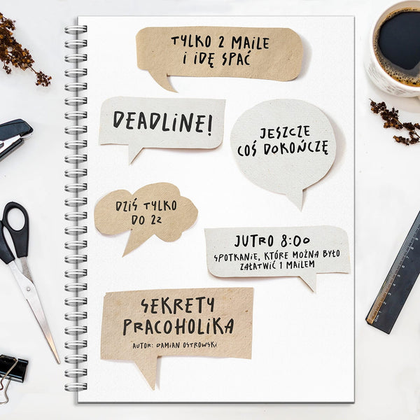Personalizowany notatnik - prezent dla pracoholika prezent dla pracownika notatnik personalizowany