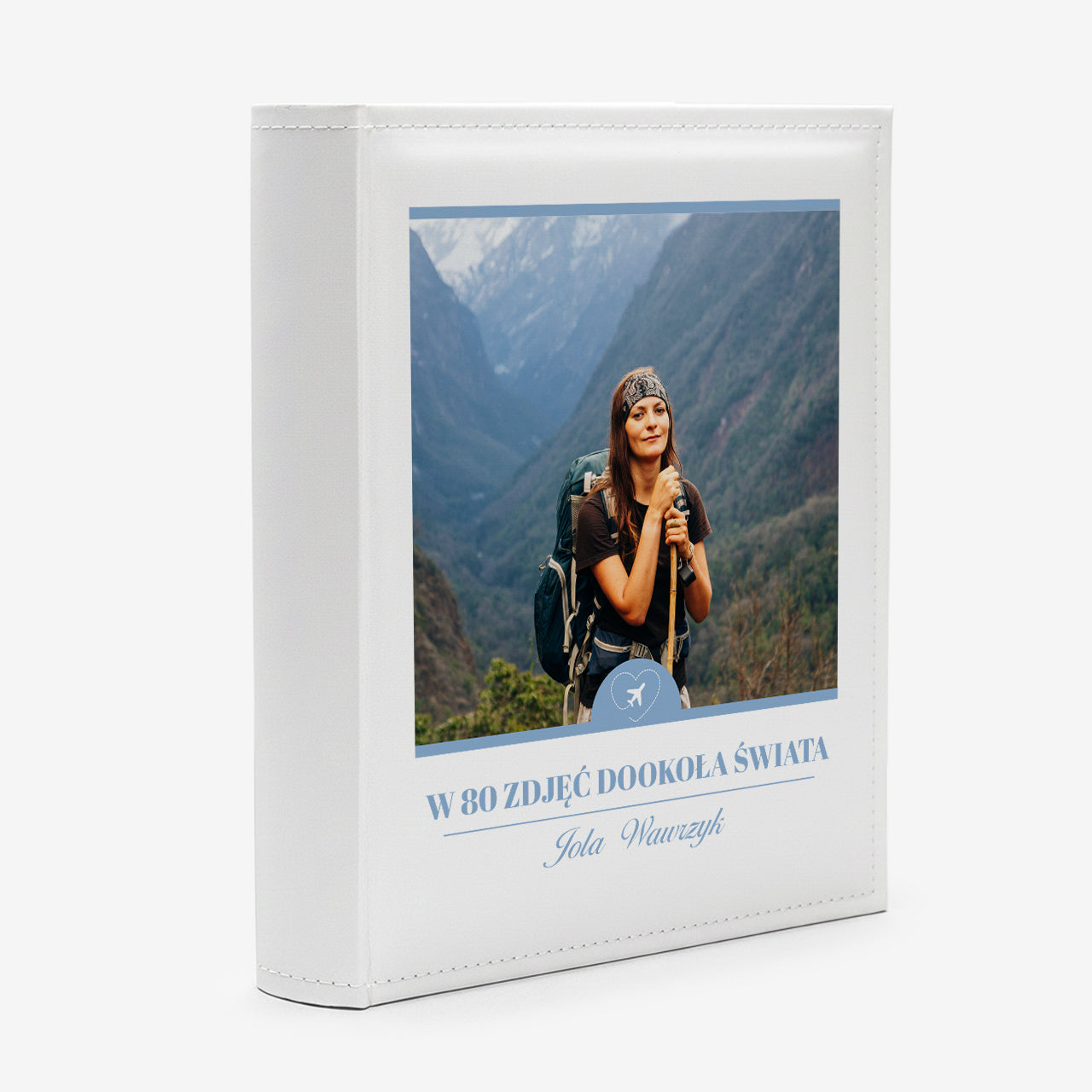 Personalizowany album dla podróżnika album na zdjęcia prezent dla podróżnika album personalizowany