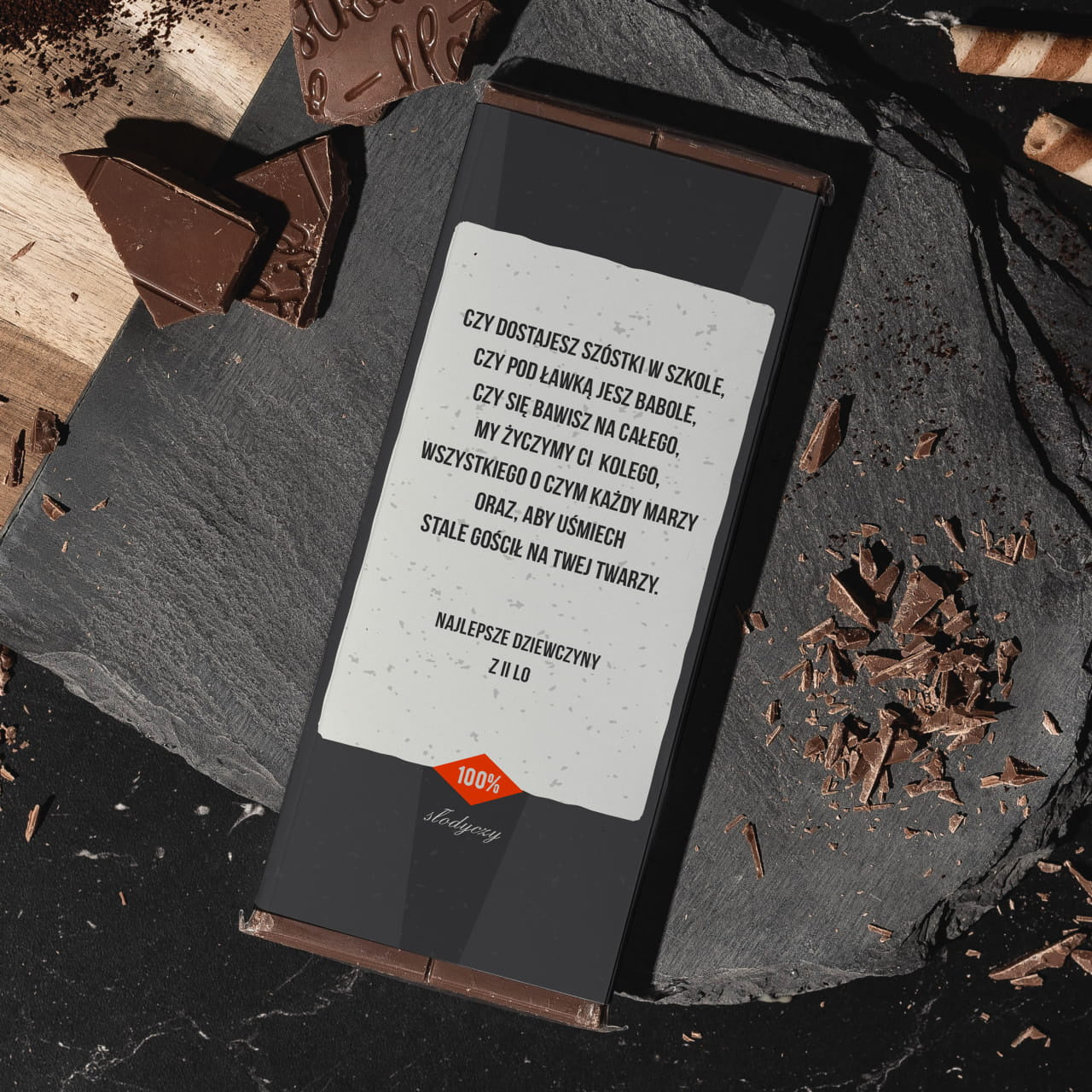 Personalizowana czekolada NA DZIEŃ CHŁOPAKA prezent dla niego prezent na dzień chłopaka prezent dla chłopaka