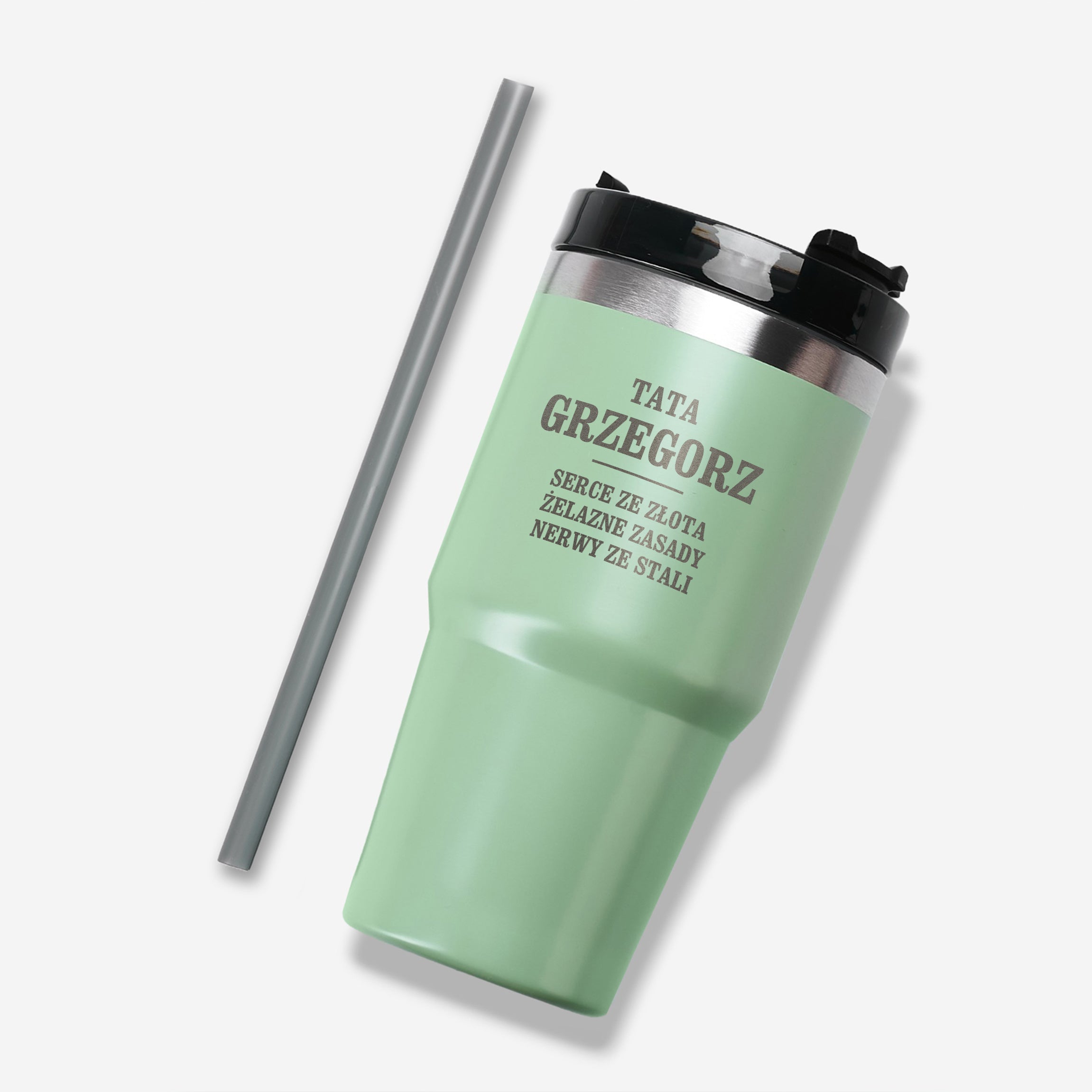 Kubek termiczny dla taty - grawerowany prezent prezent dla taty personalizowany kubek dla taty termos dla taty 