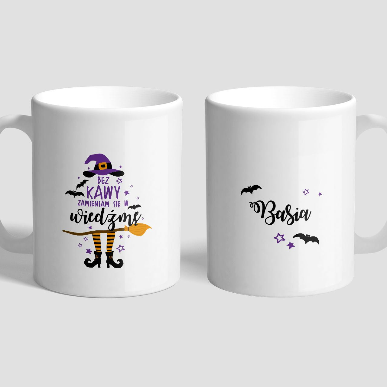 Kubek halloweenowy z personalizacją