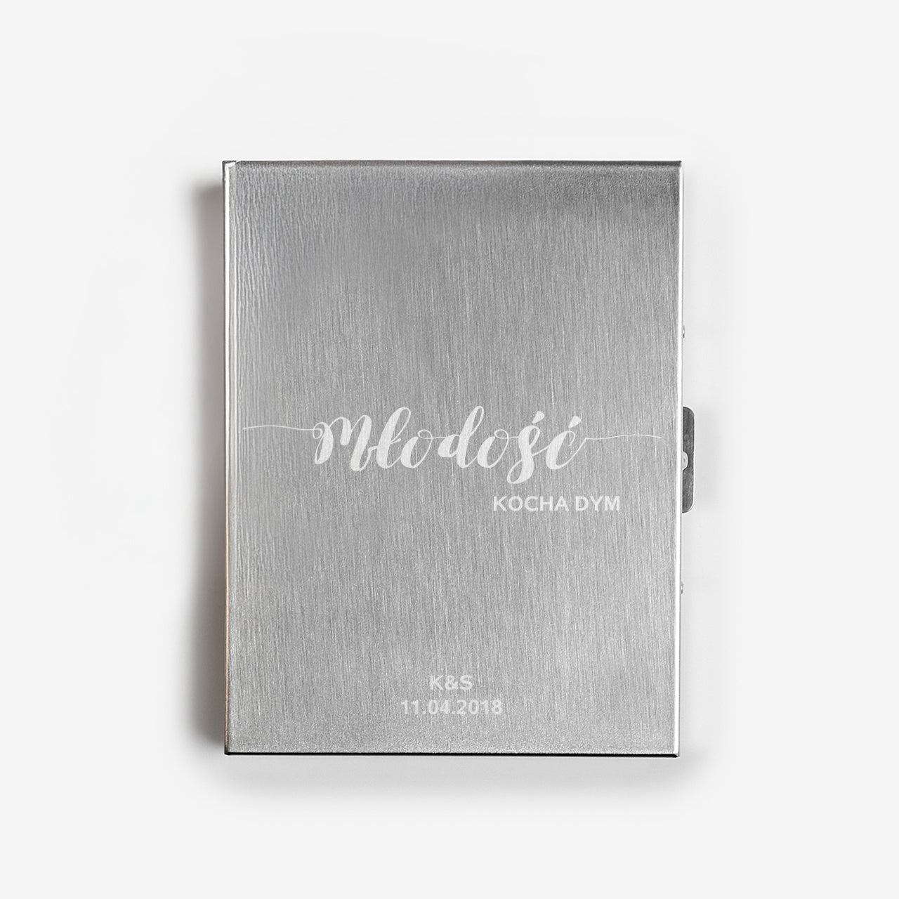 Papierośnica z grawerem - prezent dla palacza prezent dla mężczyzny prezent na urodziny dla mężczyzny