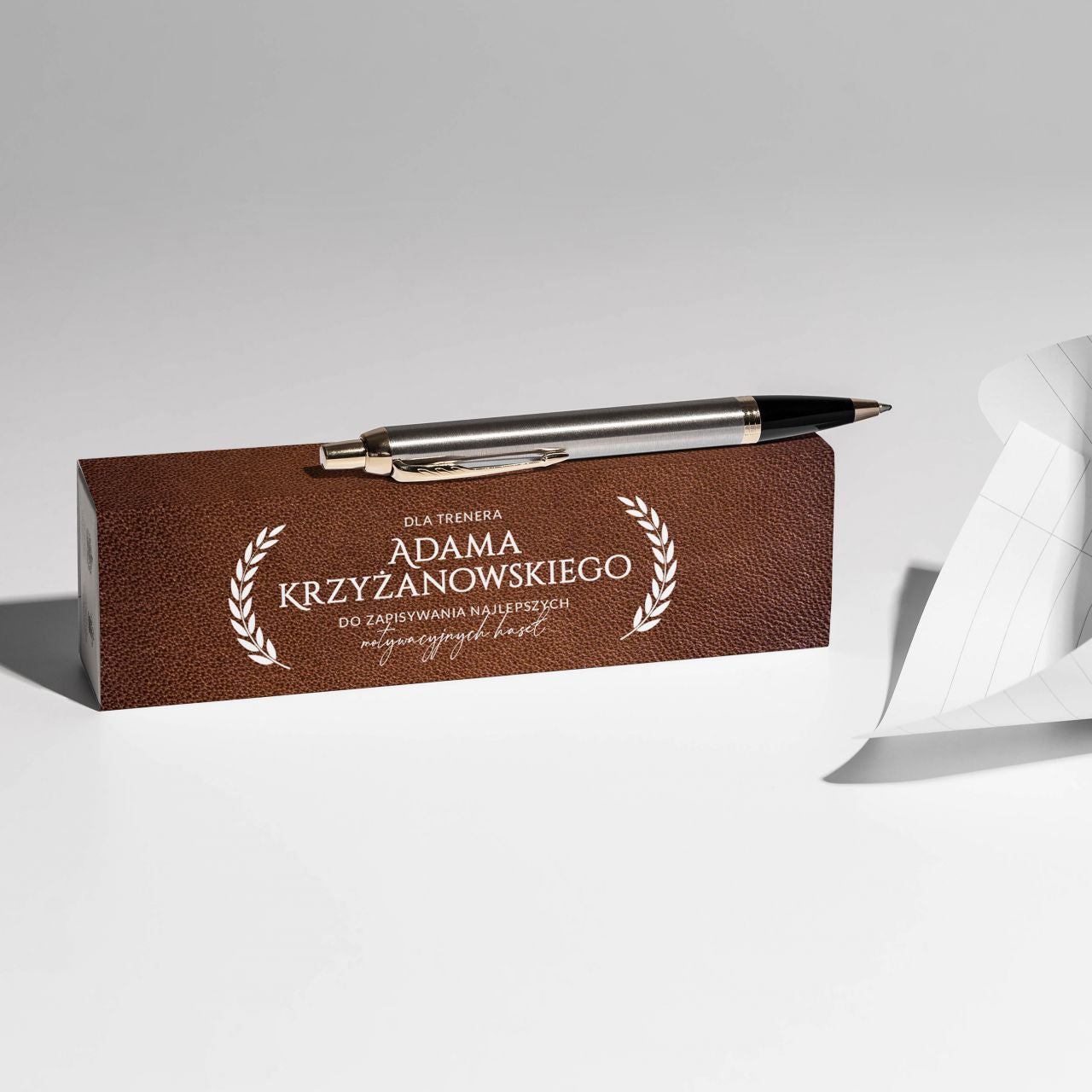 Personalizowany długopis dla trenera personalnego prezent dla trenera personalnego długopis personalizowany