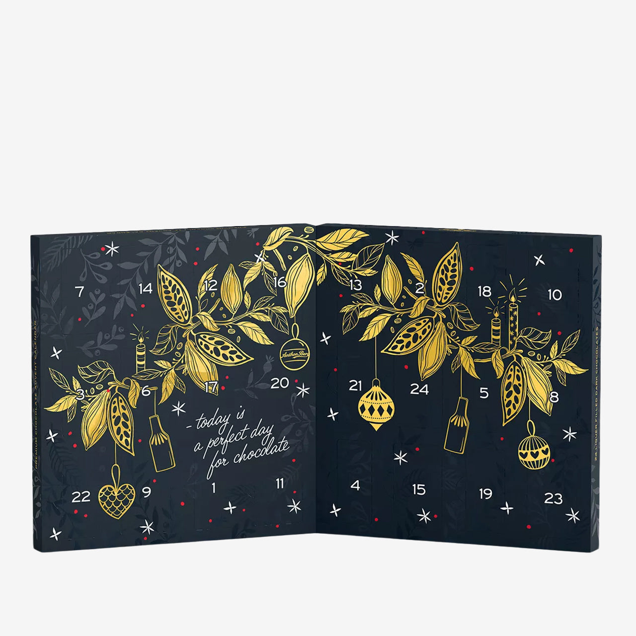 Kalendarz adwentowy dla dorosłych Anthon Berg - upominek dla mężczyzny na Mikołaja