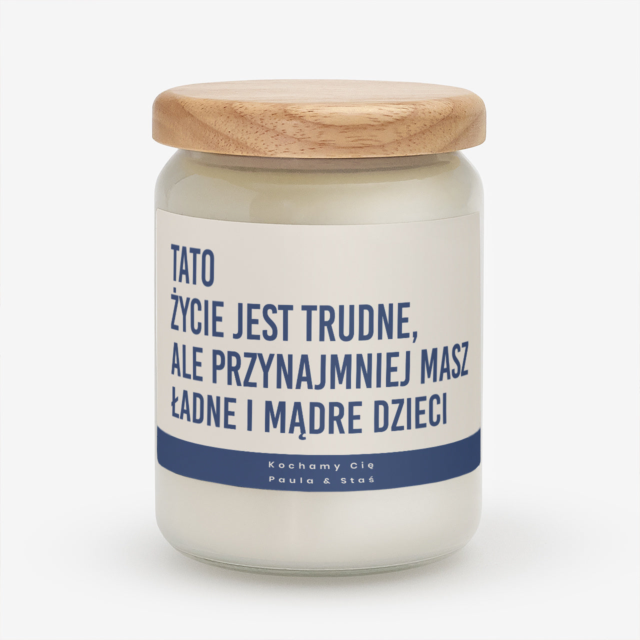 Świeca na Dzień Ojca - prezent dla taty