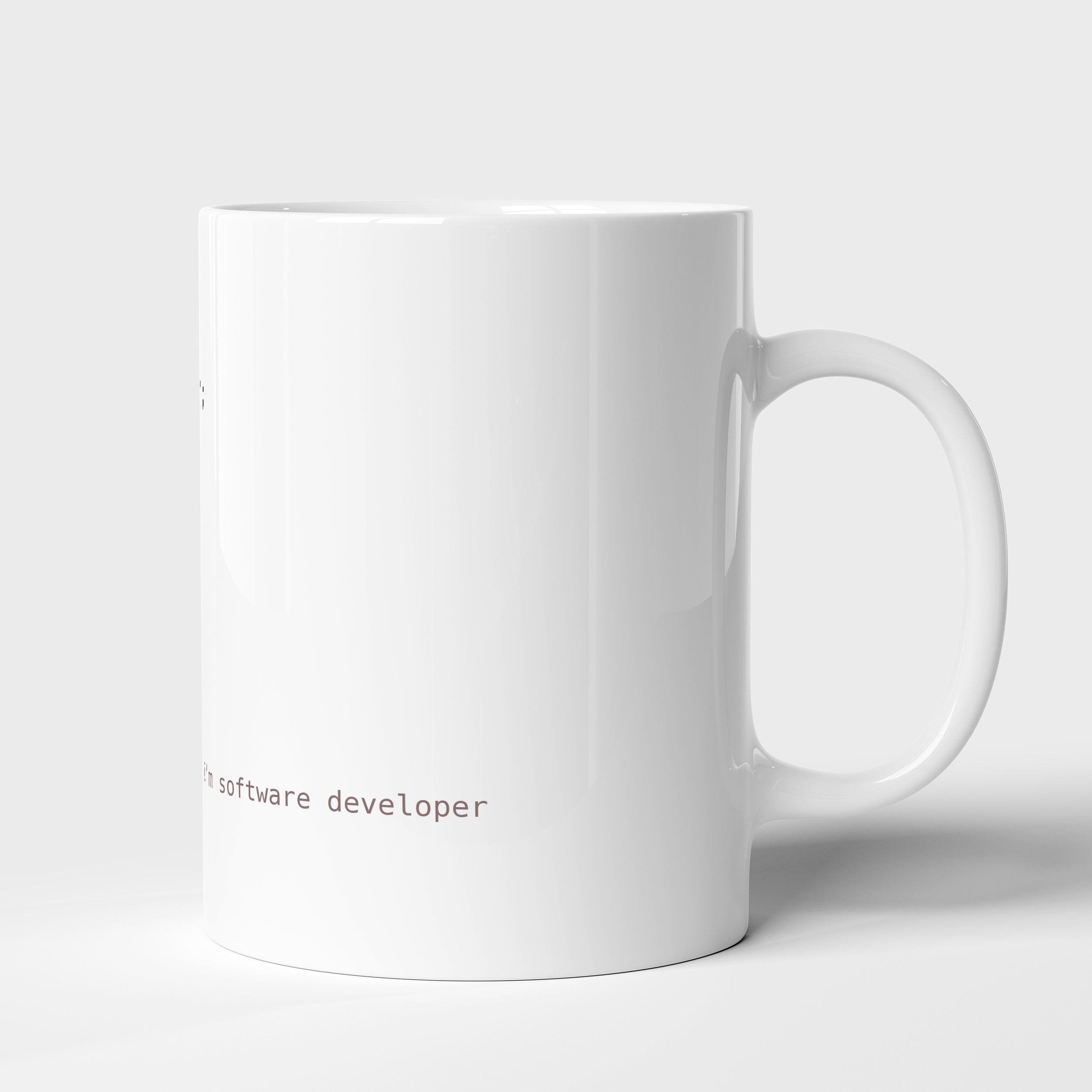 Kubek dla programisty Tea Software Developer prezent dla programisty gadżet dla programisty prezent dla informatyka