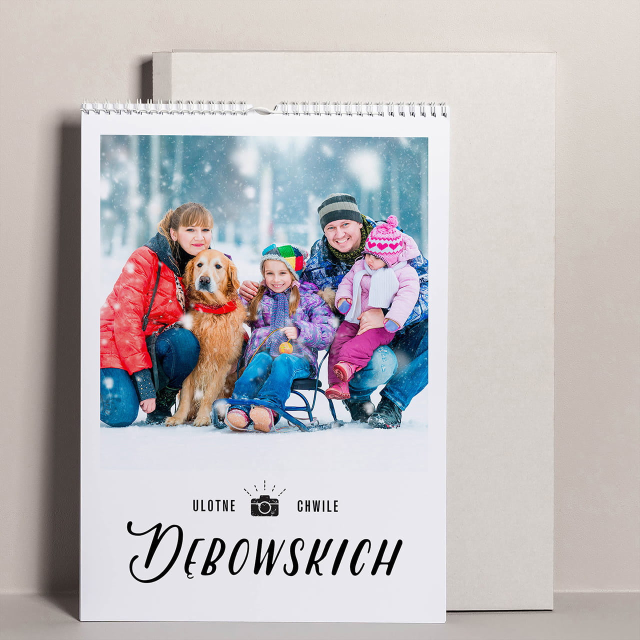 kalendarz na prezent kalendarz rodzinny kalendarz całoroczny prezent dla rodziców dziadków