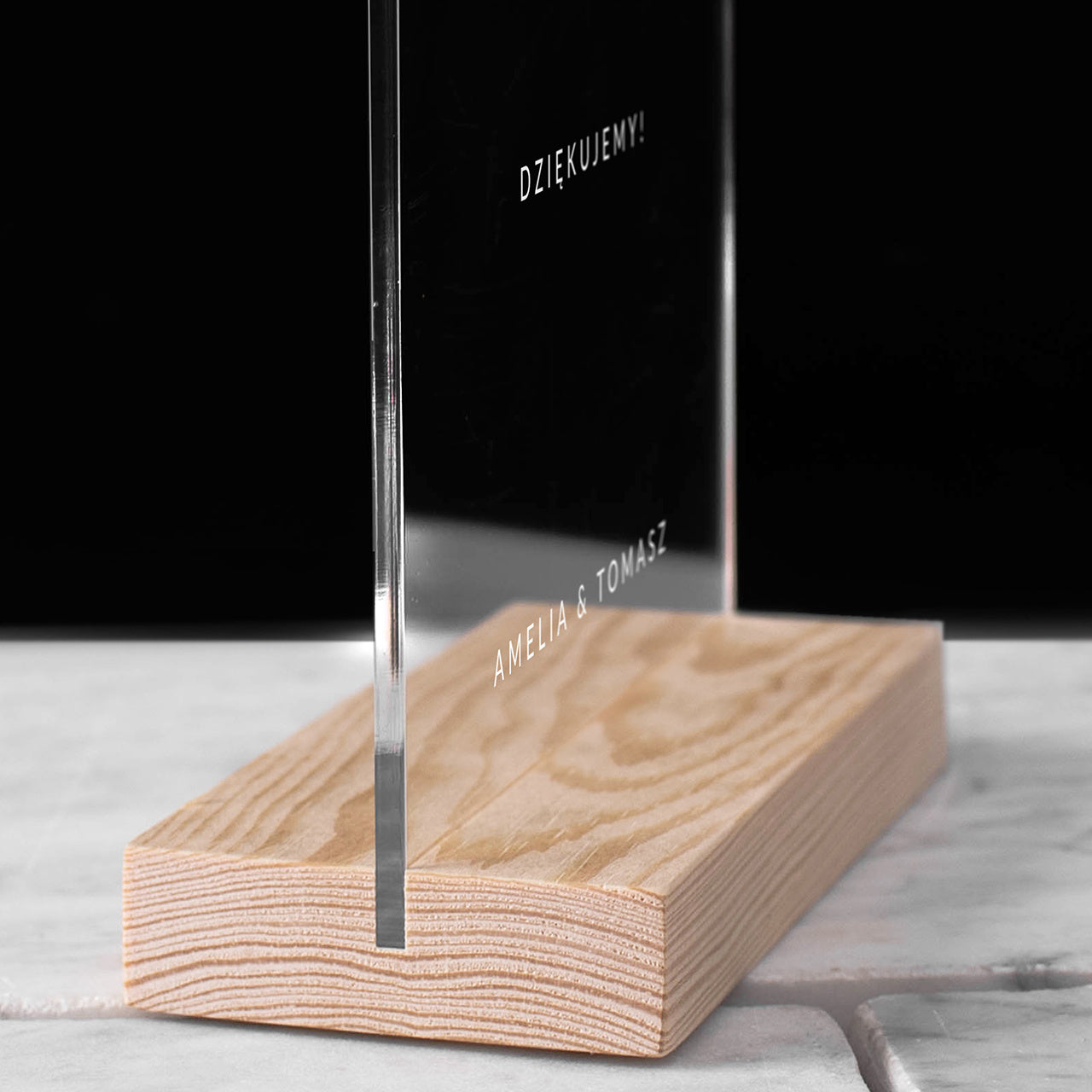 Personalizowana dekoracja weselna