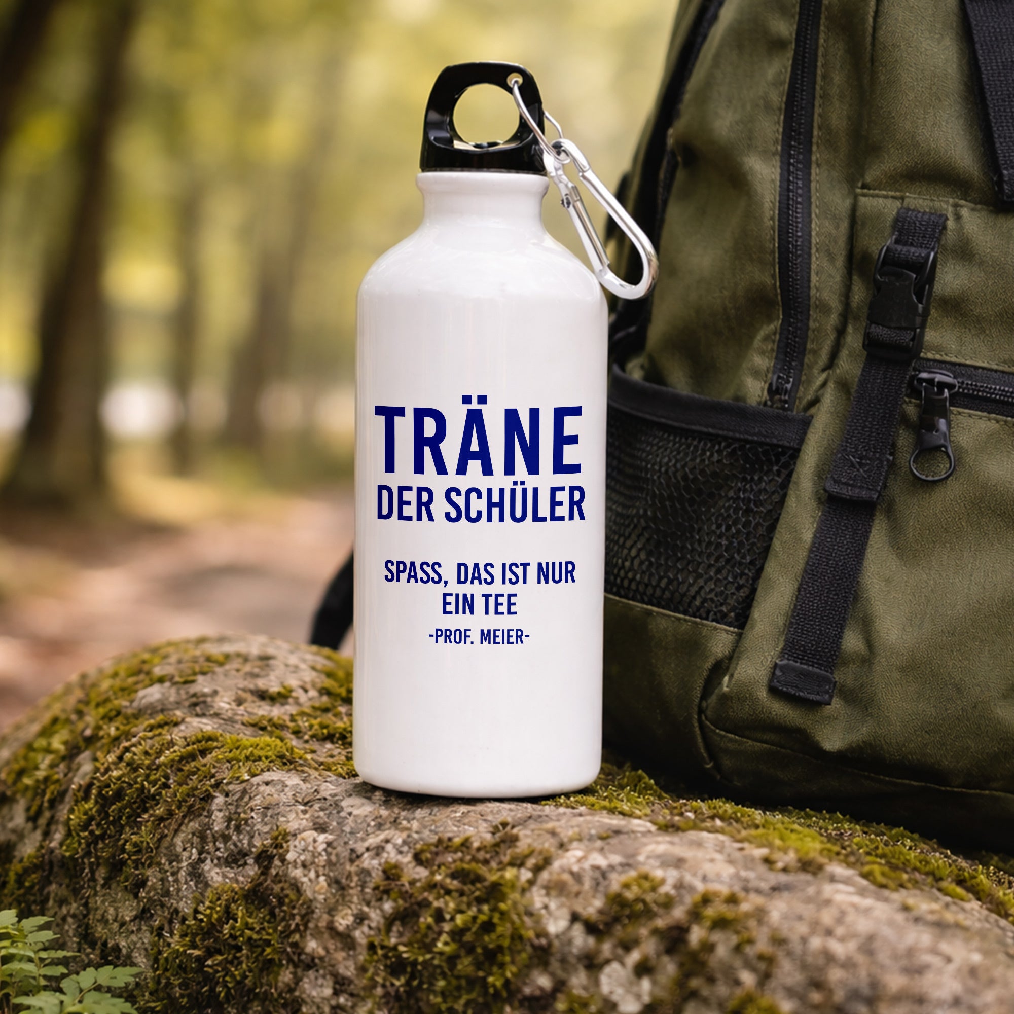 Trinkflasche mit lustigem Aufdruck für Lehrer