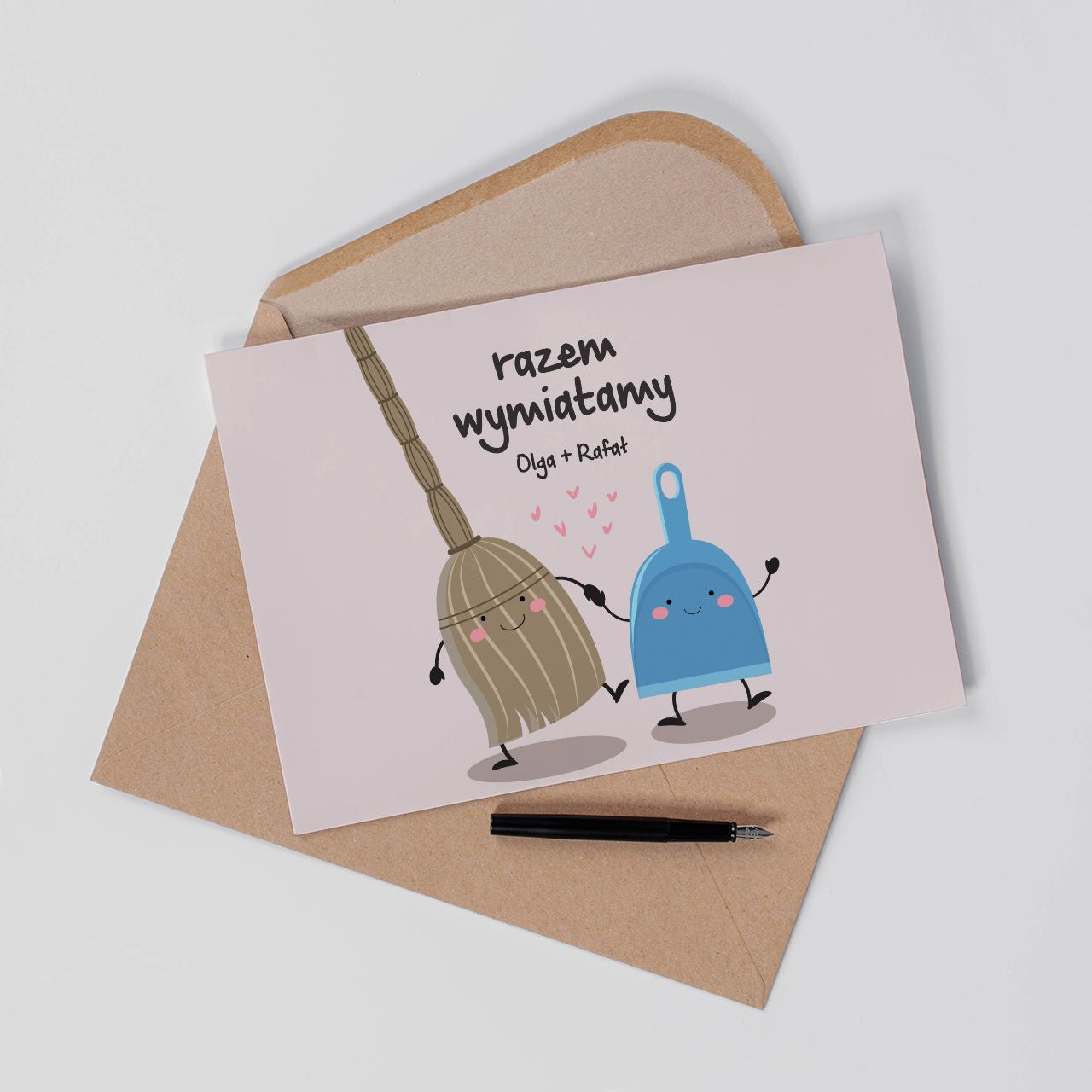 Śmieszna kartka personalizowana z okazji Rocznicy Ślubu kartka na prezent prezent dla pary kartka na rocznicę