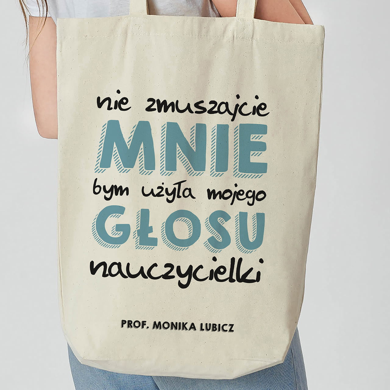 Bawełniana torba z personalizacją - prezent dla wychowawczyni prezent na dzień nauczyciela torba bawełniana