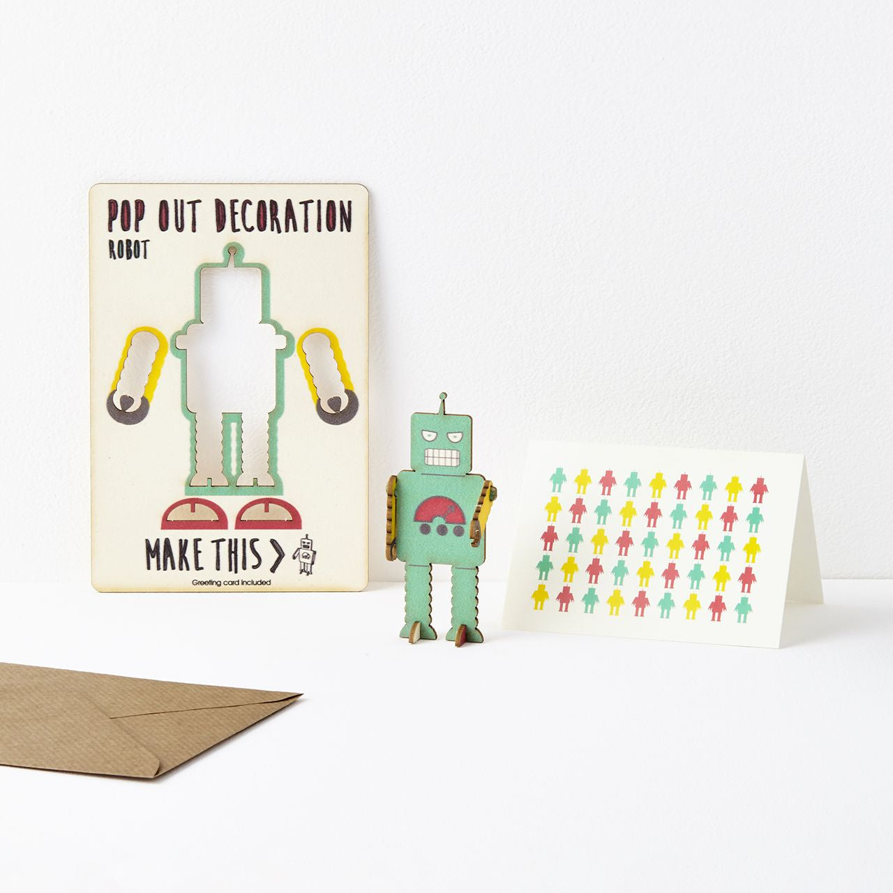 Kartka na urodziny dziecka Robot kartka z robotem