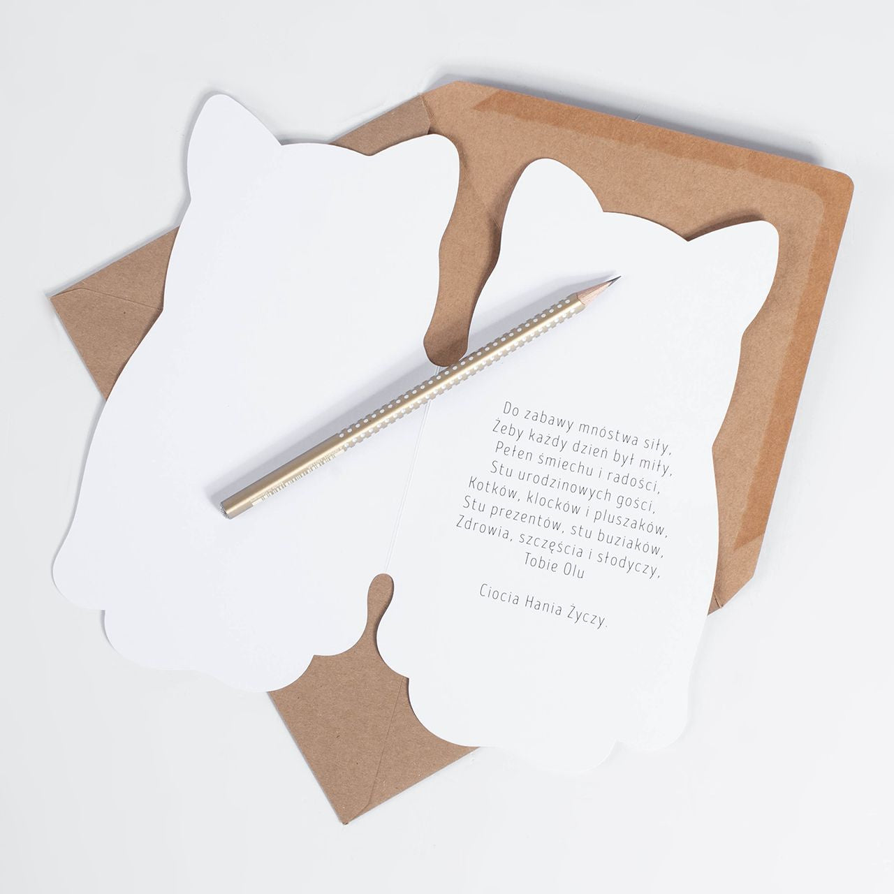 Kartka urodzinowa Kotek - pomysł na prezent dla kociary