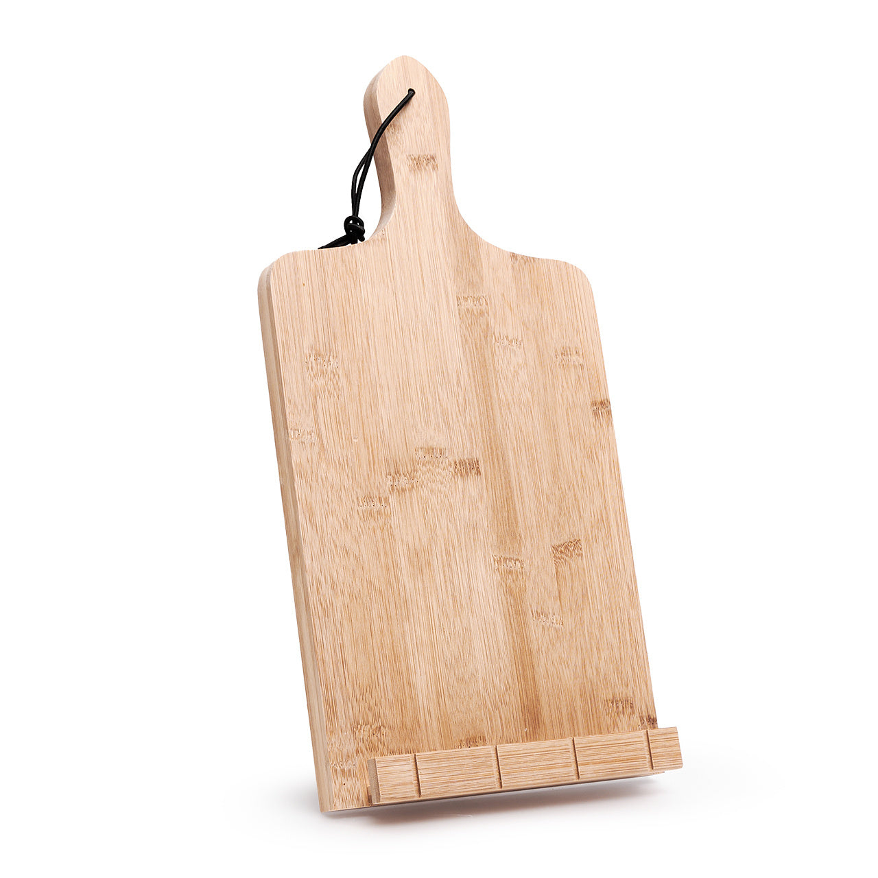 Bambusowa podstawka na przepiśnik - prezent na parapetówkę podstawka kuchenna upominek prezent na nowy dom