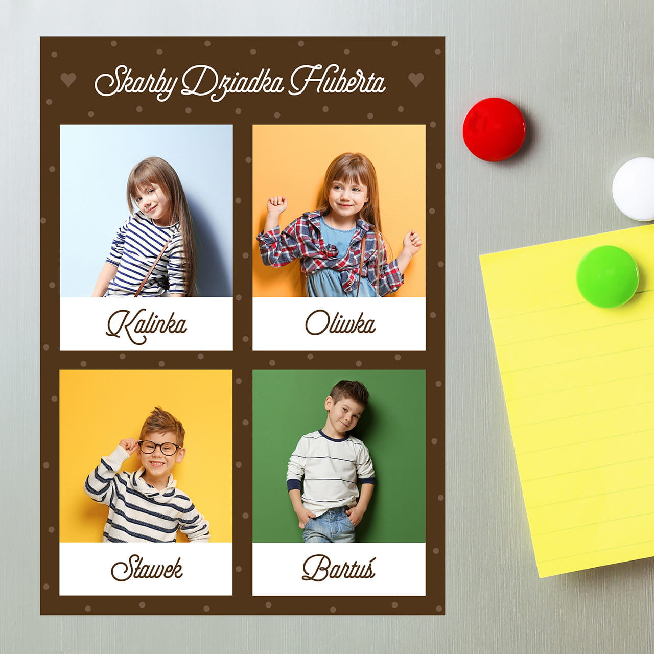 Personalizowany magnes - upominek na Dzień Dziadka