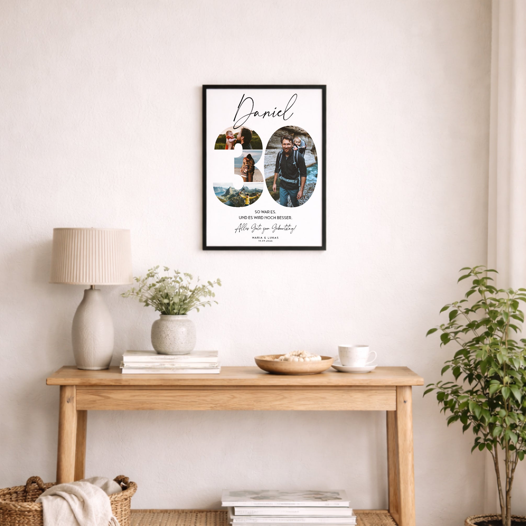Personalisiertes POSTER ZUM 30. GEBURTSTAG