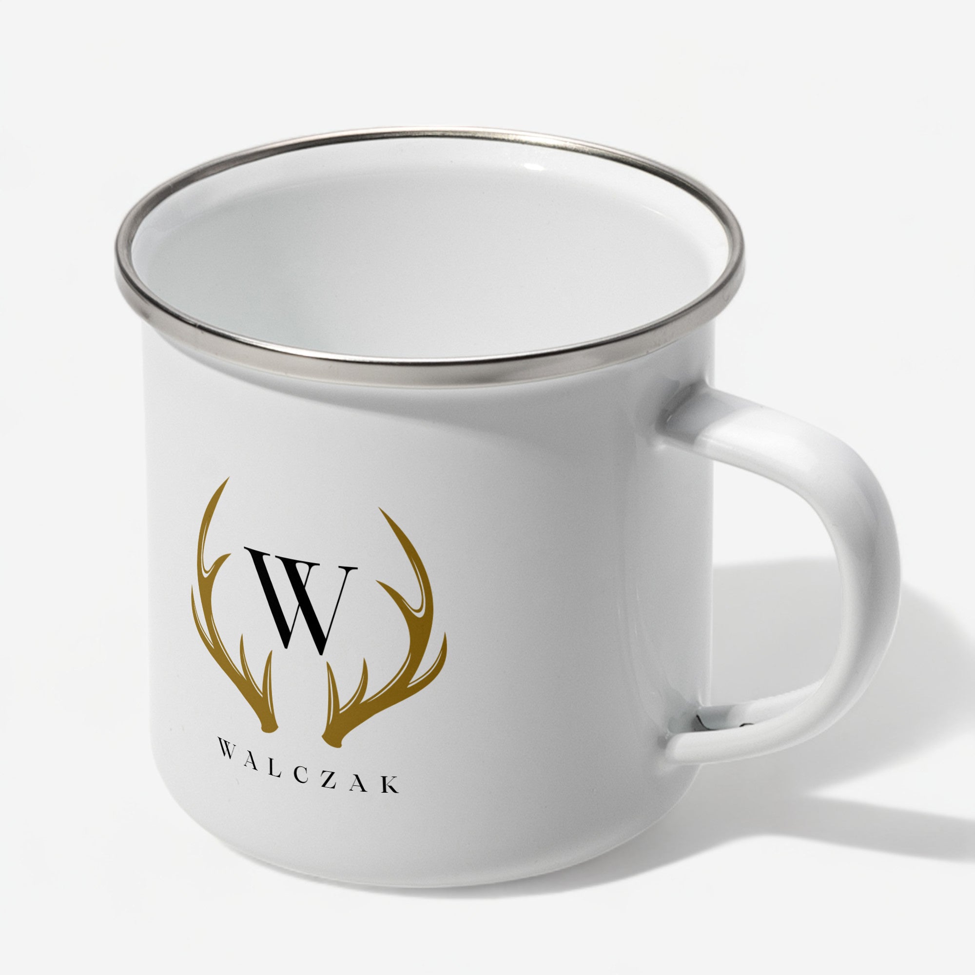 Kubek emaliowany - prezent dla myśliwego emaliowany kubek kubek dla myśliwego upominek dla myśliwego