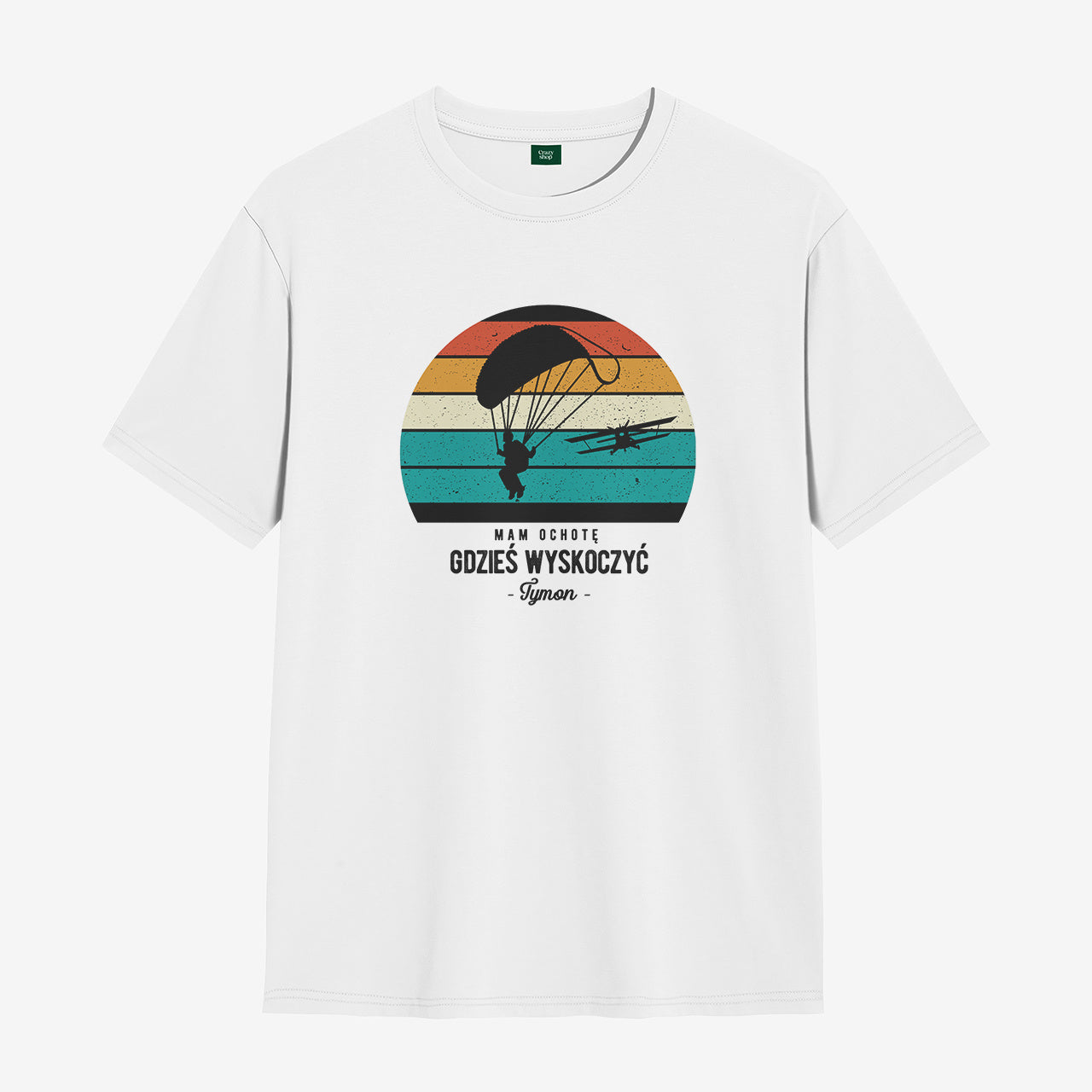 Koszulka dla spadochroniarza Gdzieś Wyskoczę - L