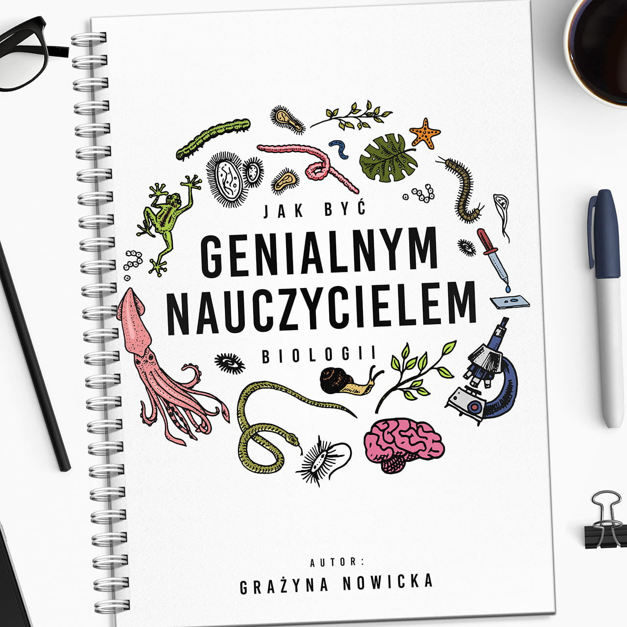 Personalizowany notes dla nauczyciela biologii prezent dla biologa prezent dla nauczyciela biologii