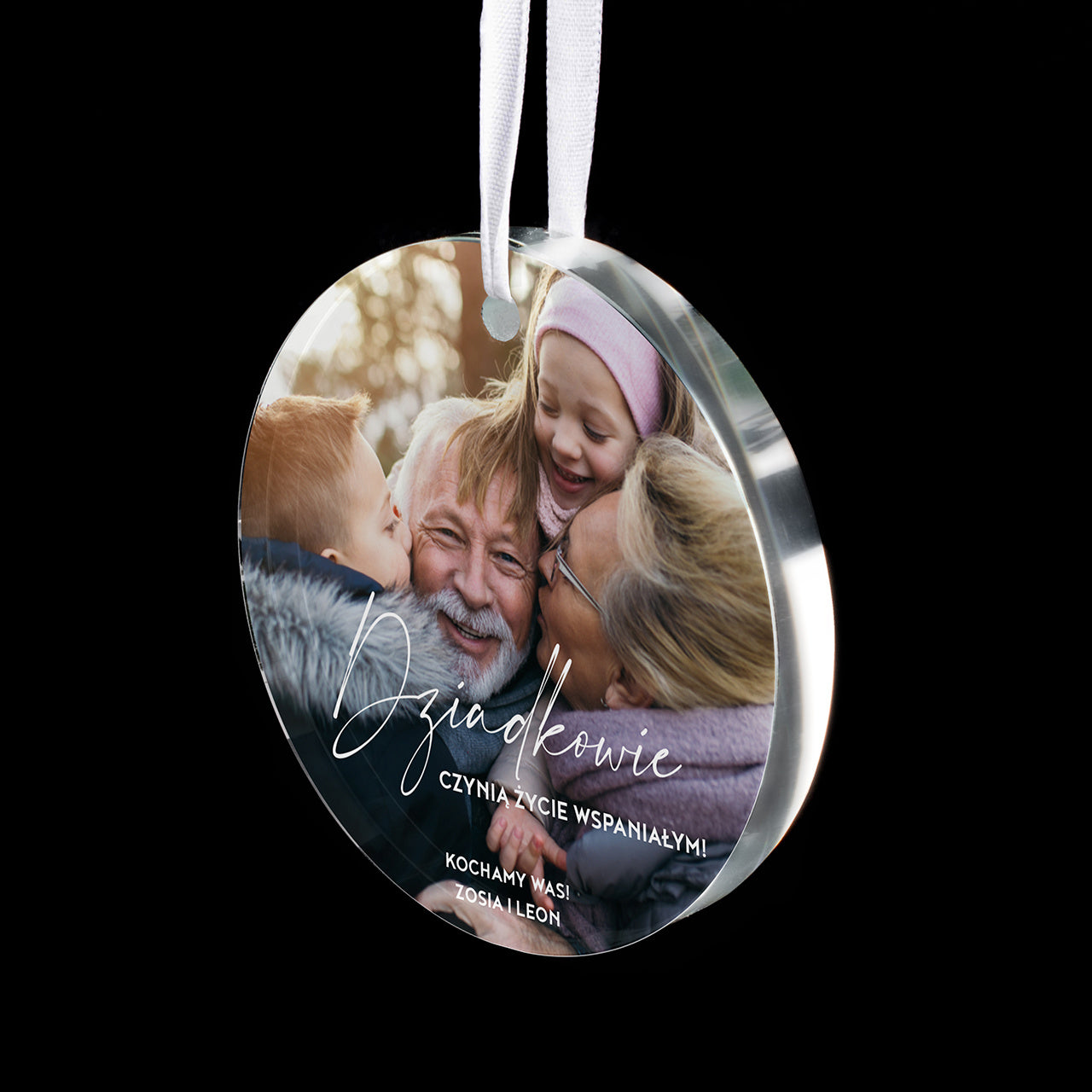 Personalizowana zawieszka - wspólny prezent dla dziadków