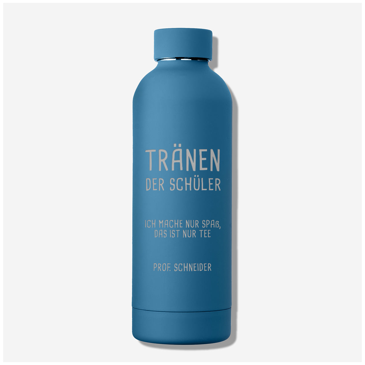Personalisierte Thermosflasche Tränen der Schüler – lustiges Geschenk zum Lehrertag