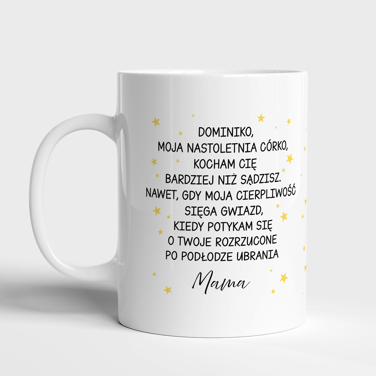 Kubek personalizowany - prezent dla nastolatki