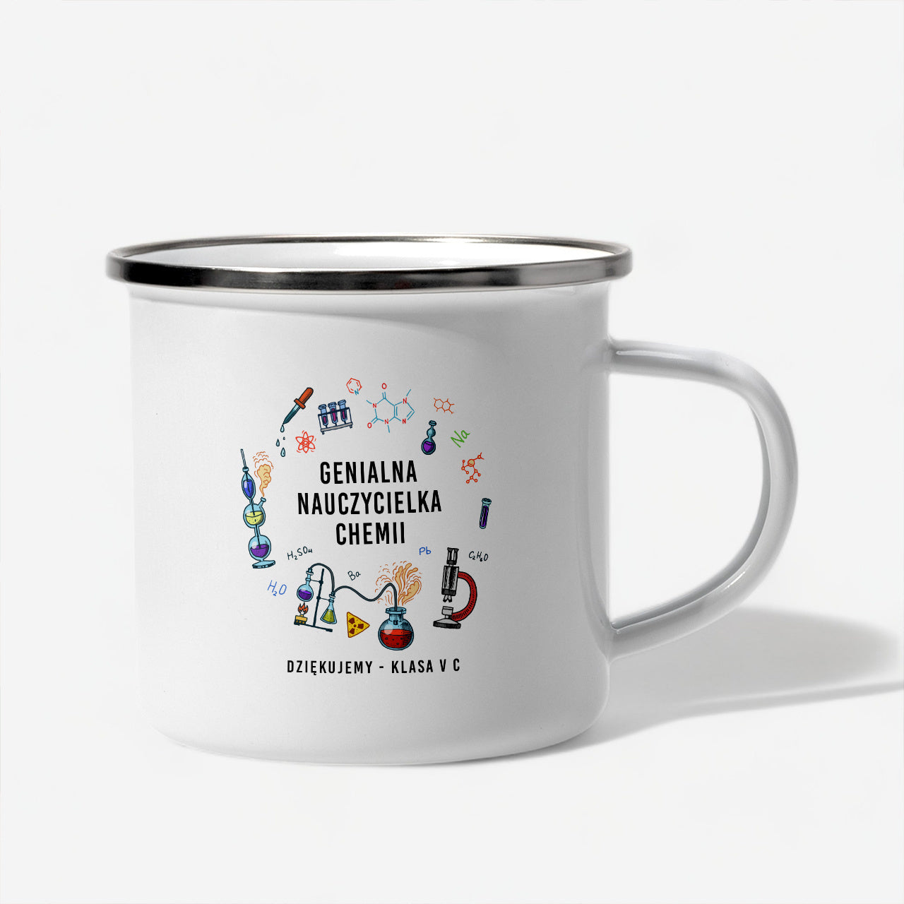 Kubek personalizowany dla nauczyciela chemii 
