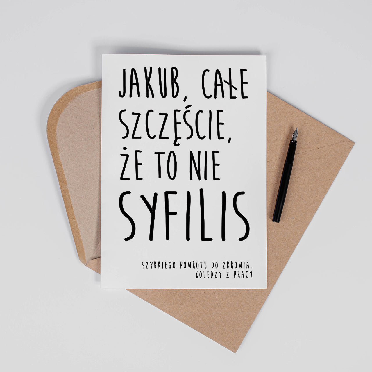 Personalizowana kartka a4 - prezent dla pracowników