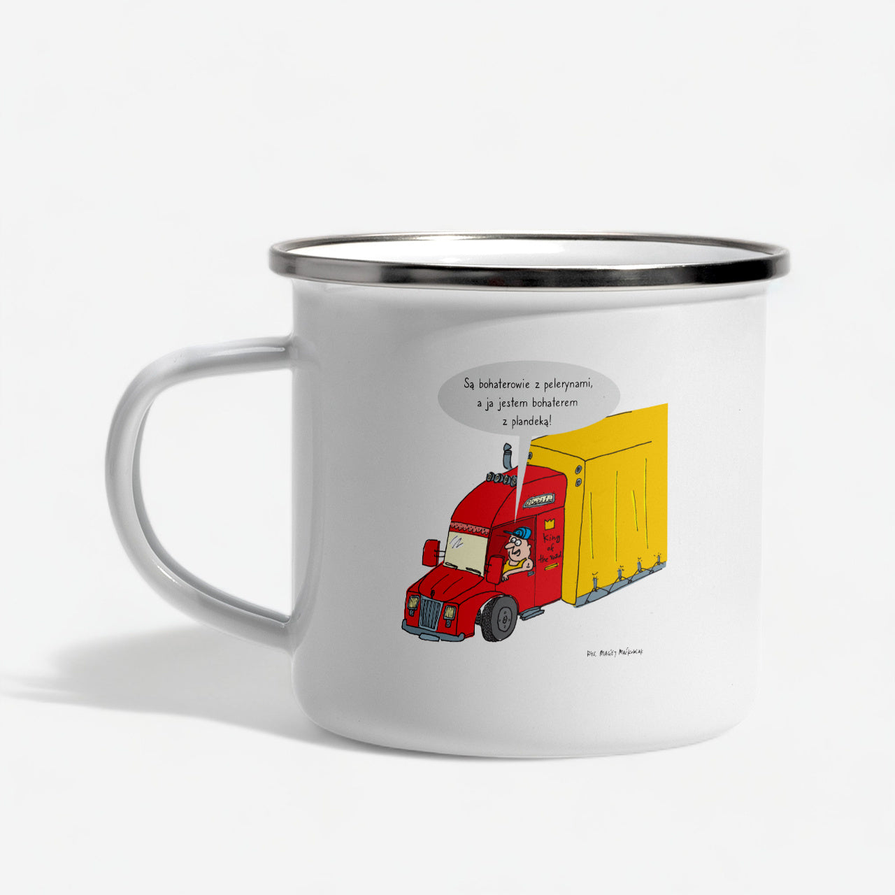 Personalizowany kubek dla kierowcy tira