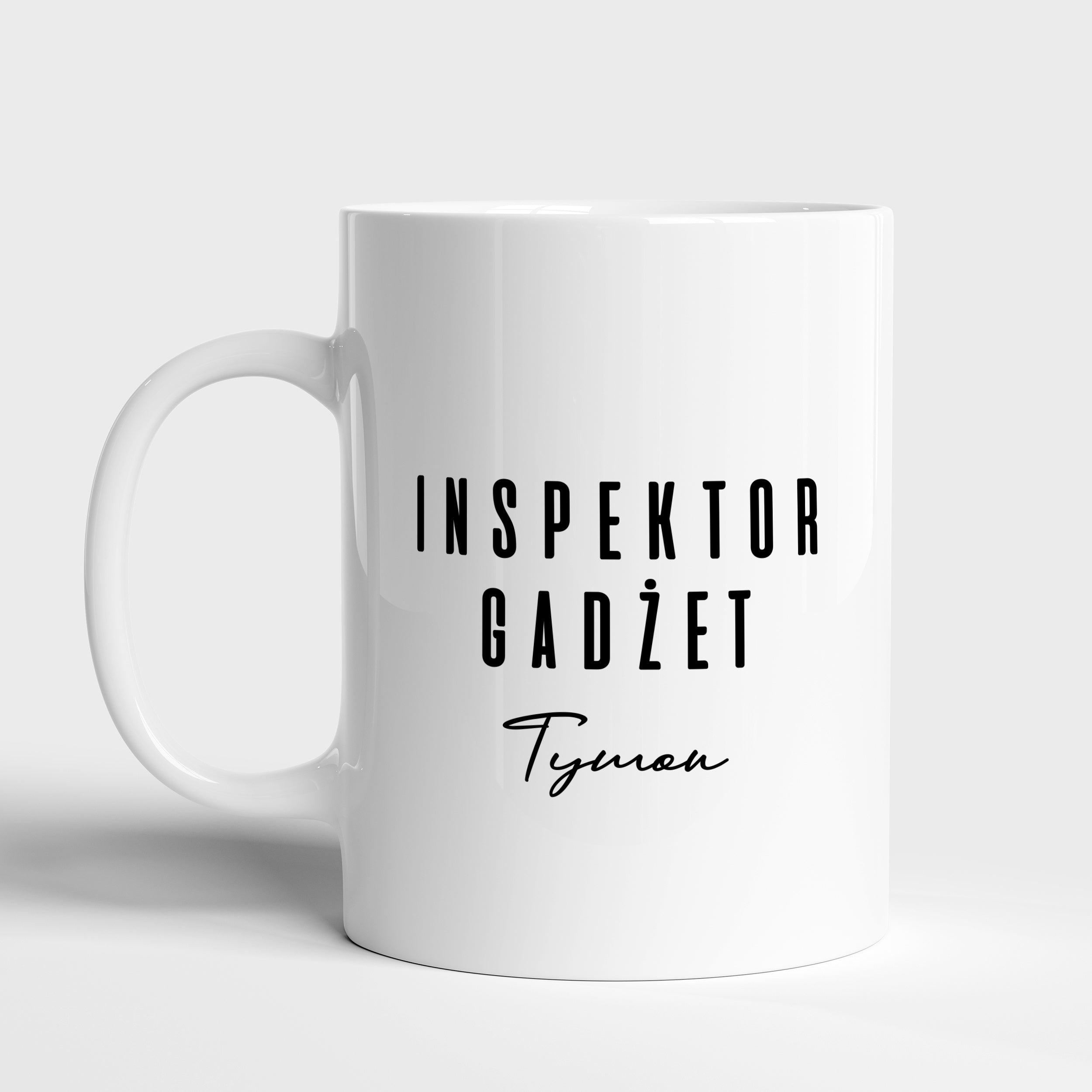 Personalizowany kubek dla chłopaka - inspektor gadżet kubek na dzień chłopaka prezent na dzień chłopaka