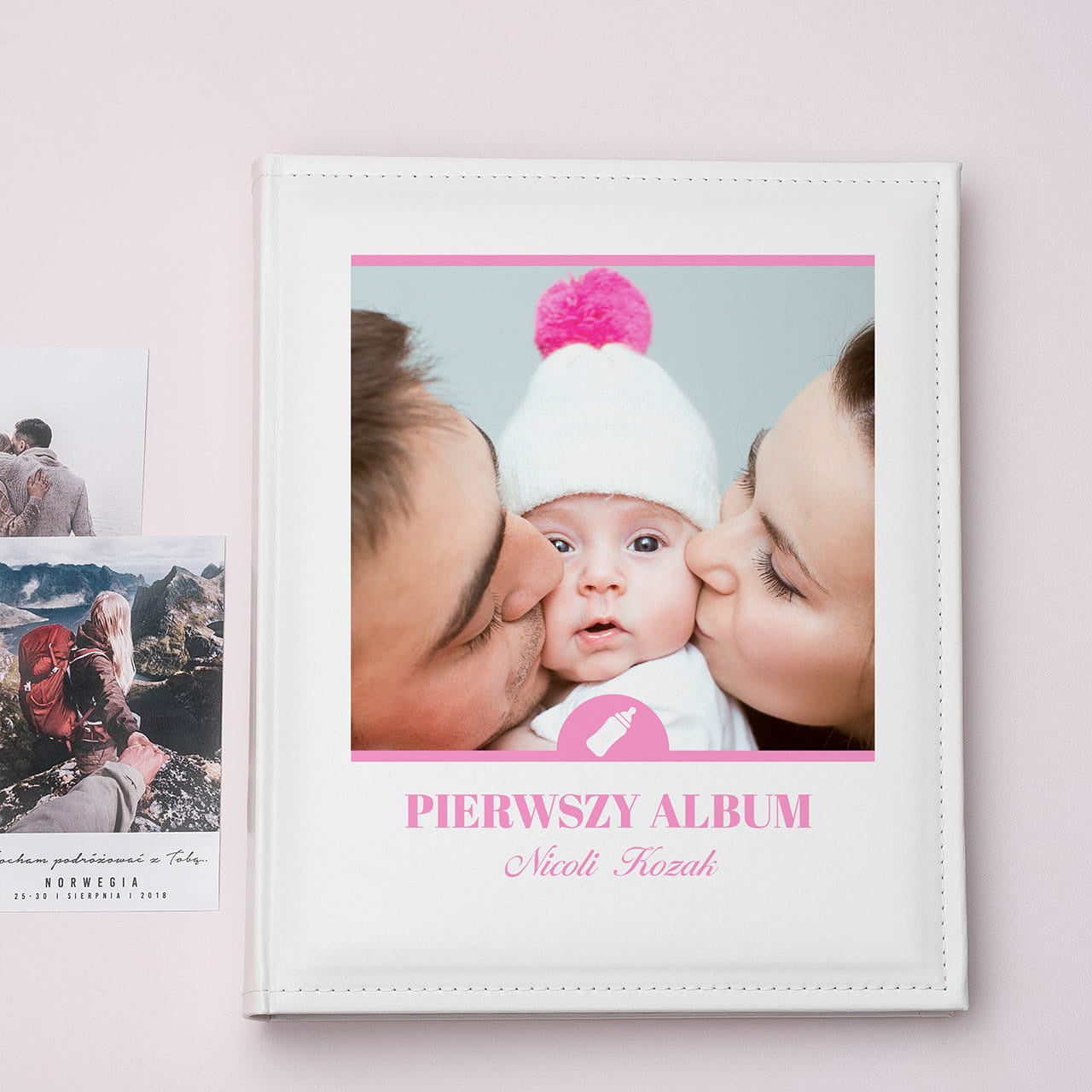 Album fotograficzny - prezent na narodziny dziewczynki album dla dziewczynki prezent dla młodych rodziców