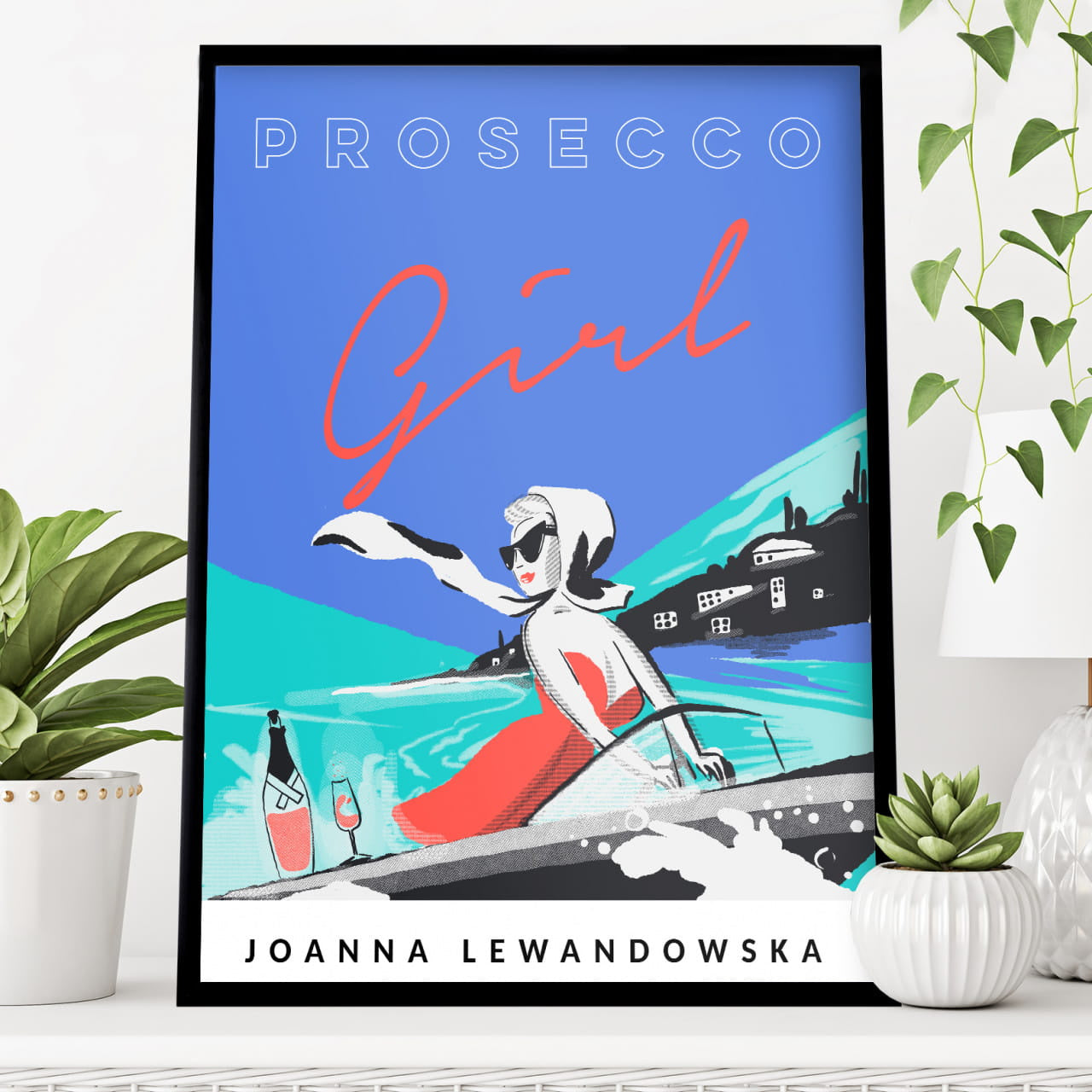 Personalizowany plakat dla miłośniczki prosecco